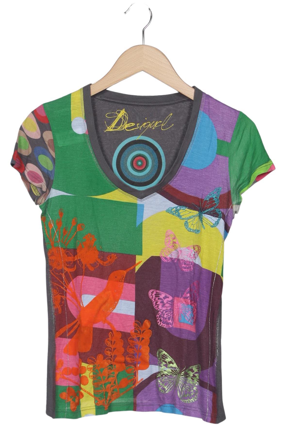 

Desigual Damen T-Shirt, grau, Gr. 38