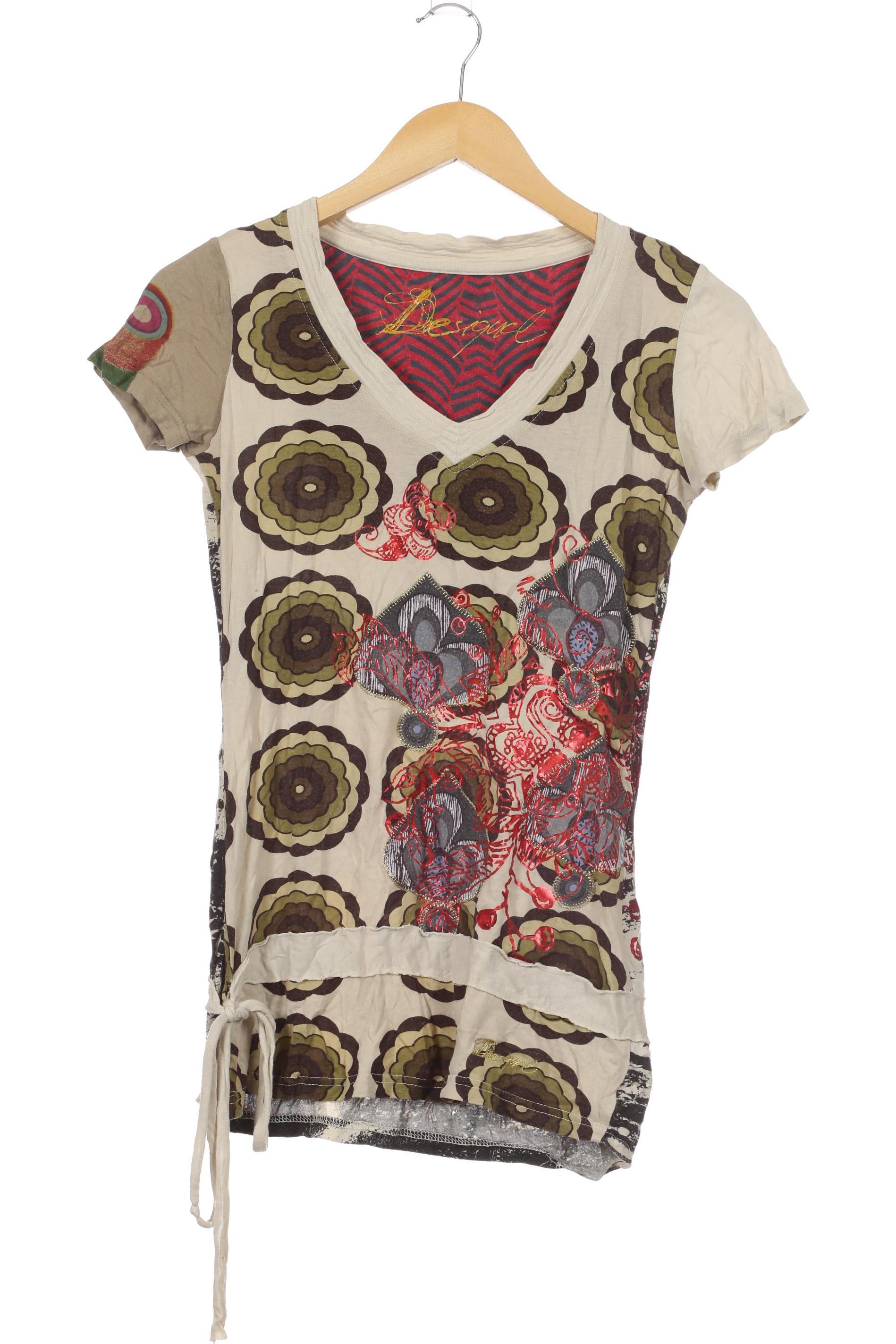 

Desigual Damen T-Shirt, mehrfarbig, Gr. 38