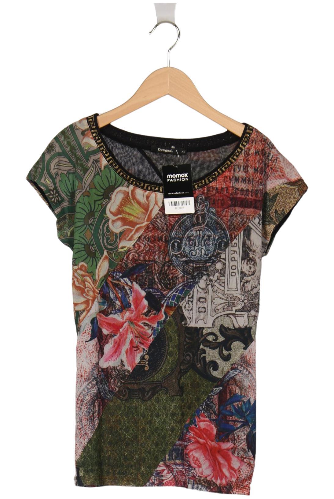 

Desigual Damen T-Shirt, mehrfarbig, Gr. 34