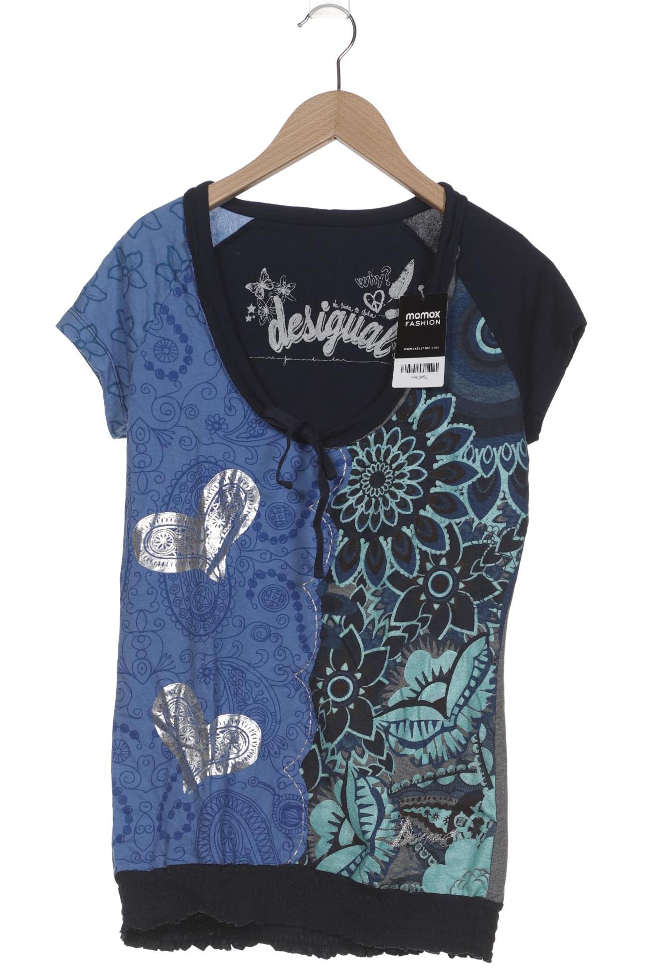 

Desigual Damen T-Shirt, blau, Gr. 42
