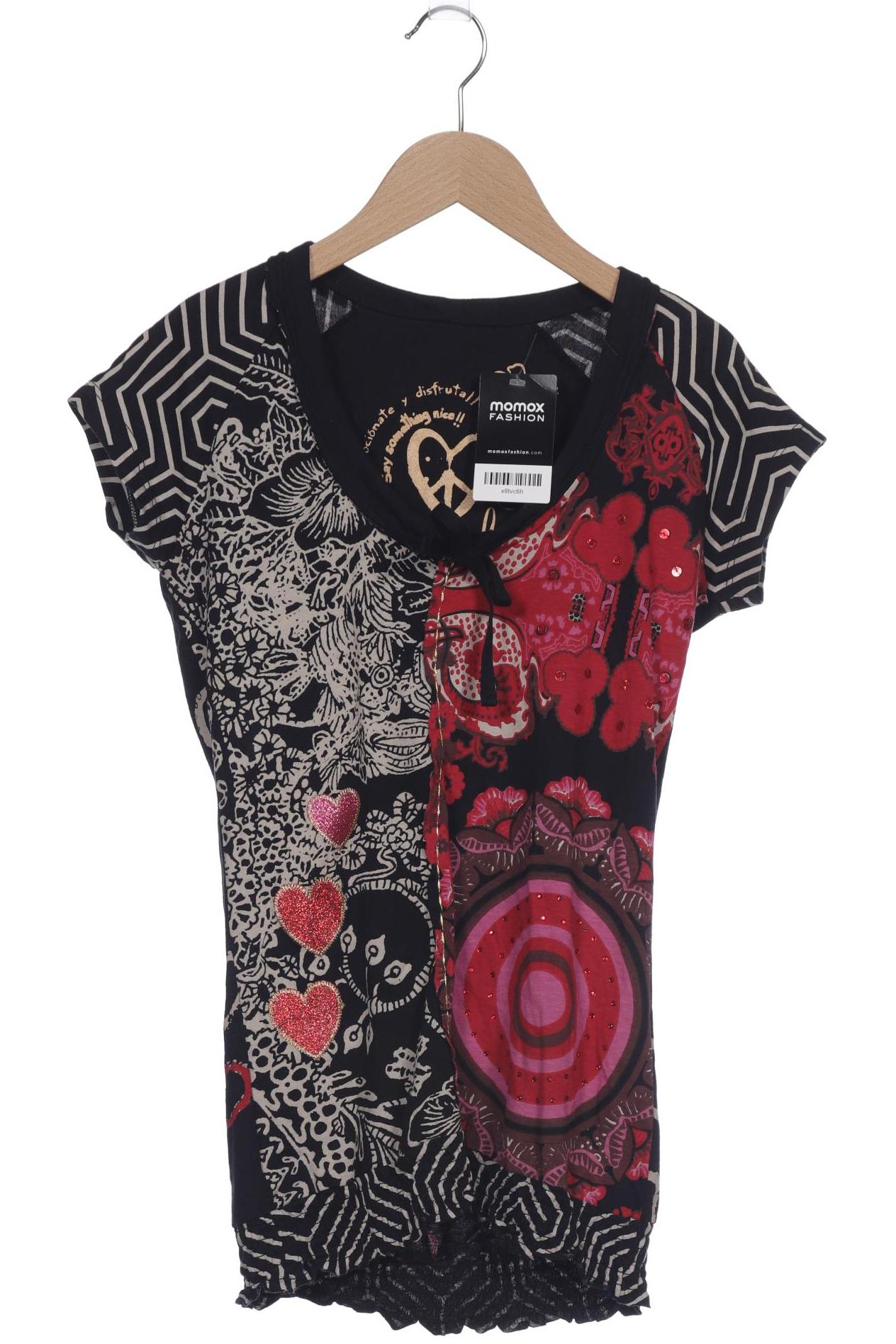 

Desigual Damen T-Shirt, schwarz