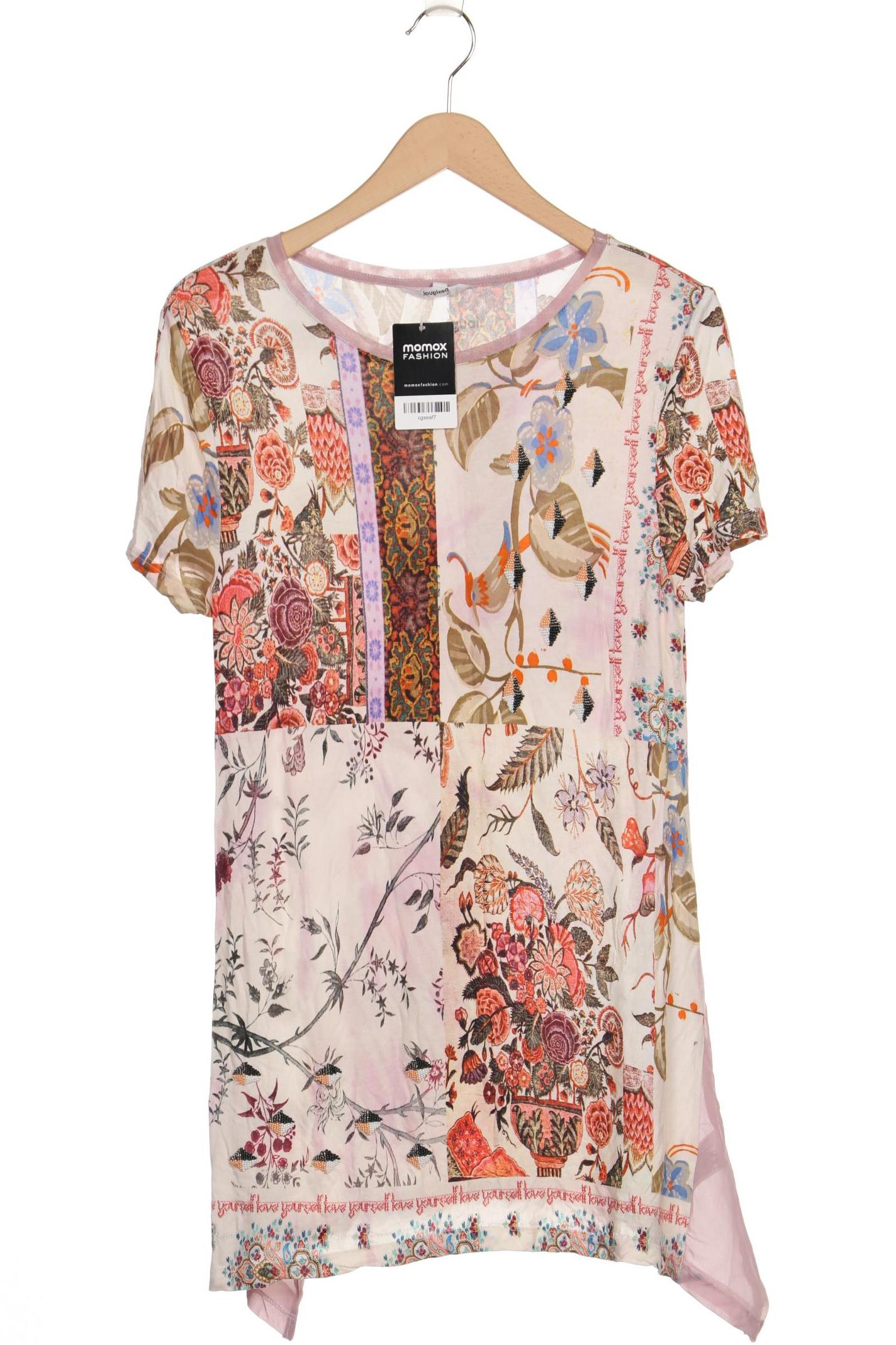 

Desigual Damen T-Shirt, mehrfarbig, Gr. 44