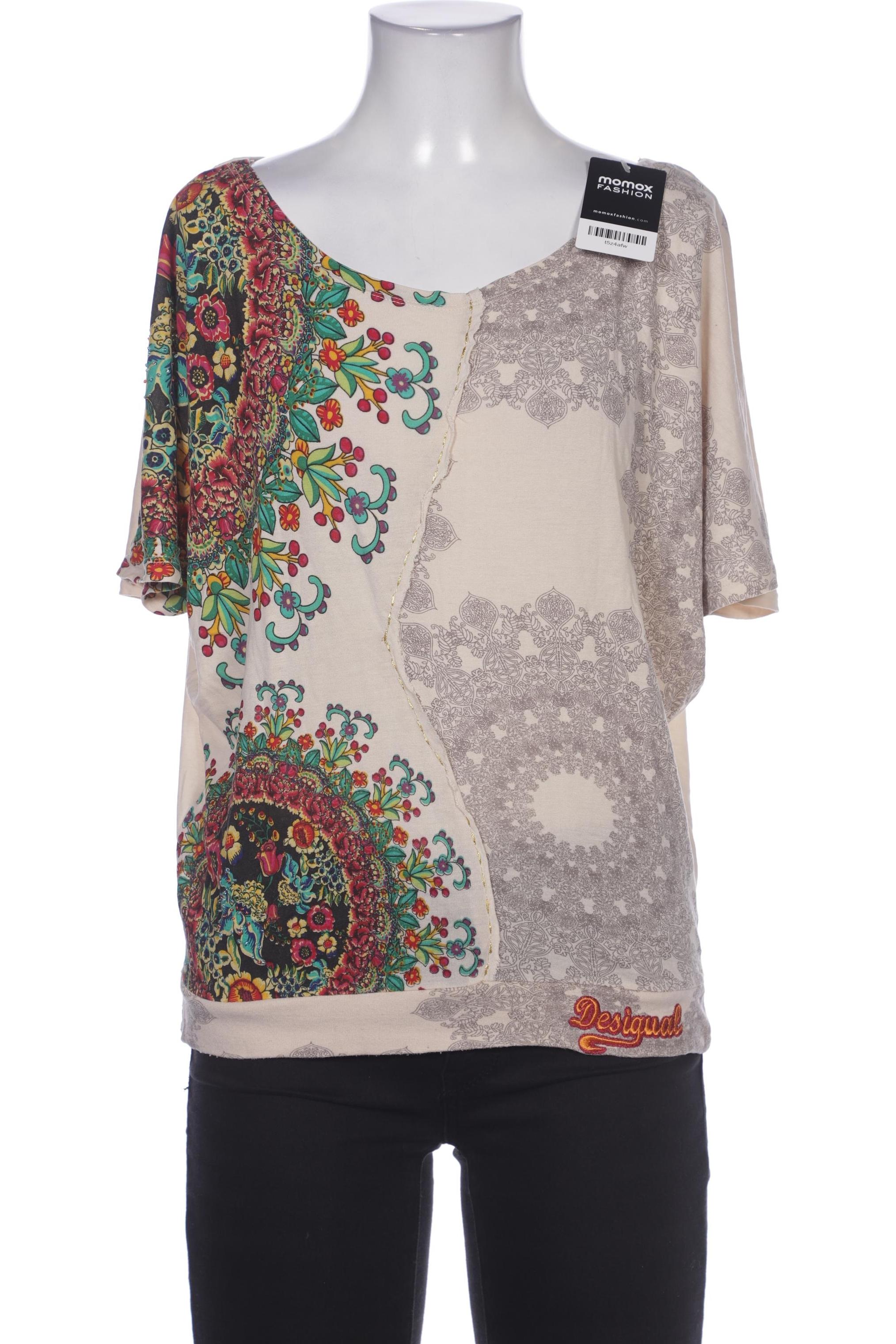 

Desigual Damen T-Shirt, cremeweiß, Gr. 36