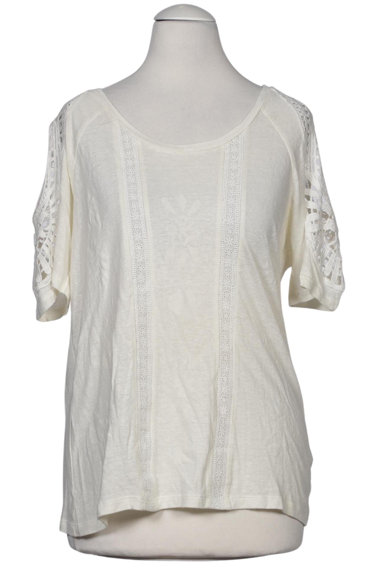 

Desigual Damen T-Shirt, cremeweiß, Gr. 36