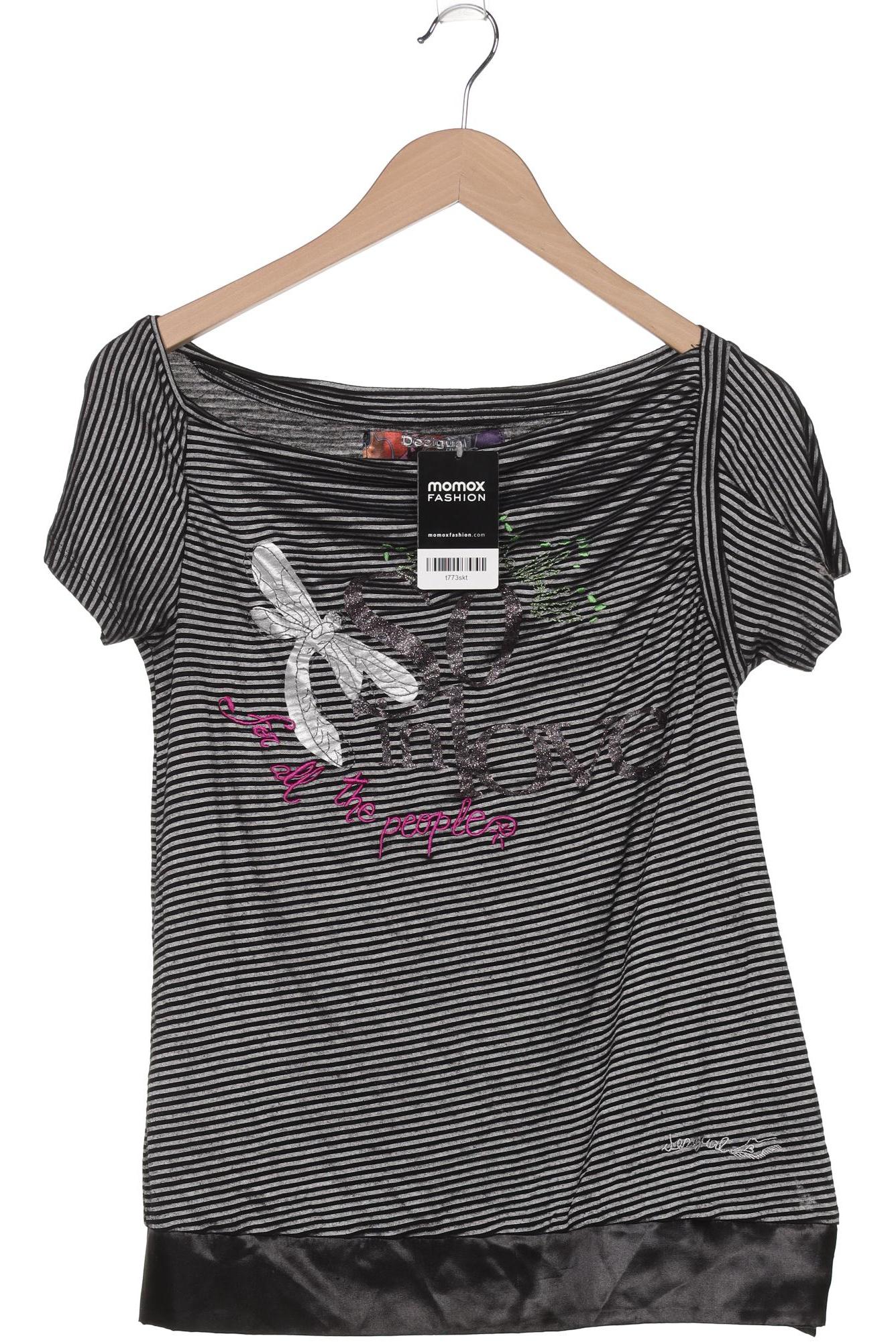 

Desigual Damen T-Shirt, schwarz, Gr. 38
