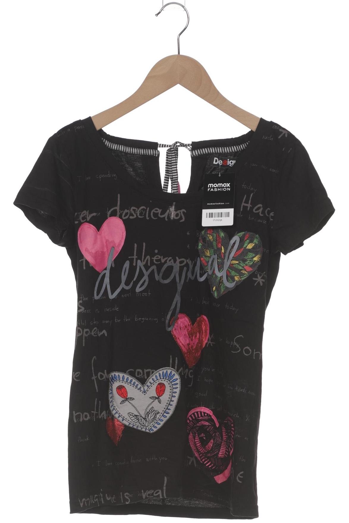 

Desigual Damen T-Shirt, schwarz, Gr. 36