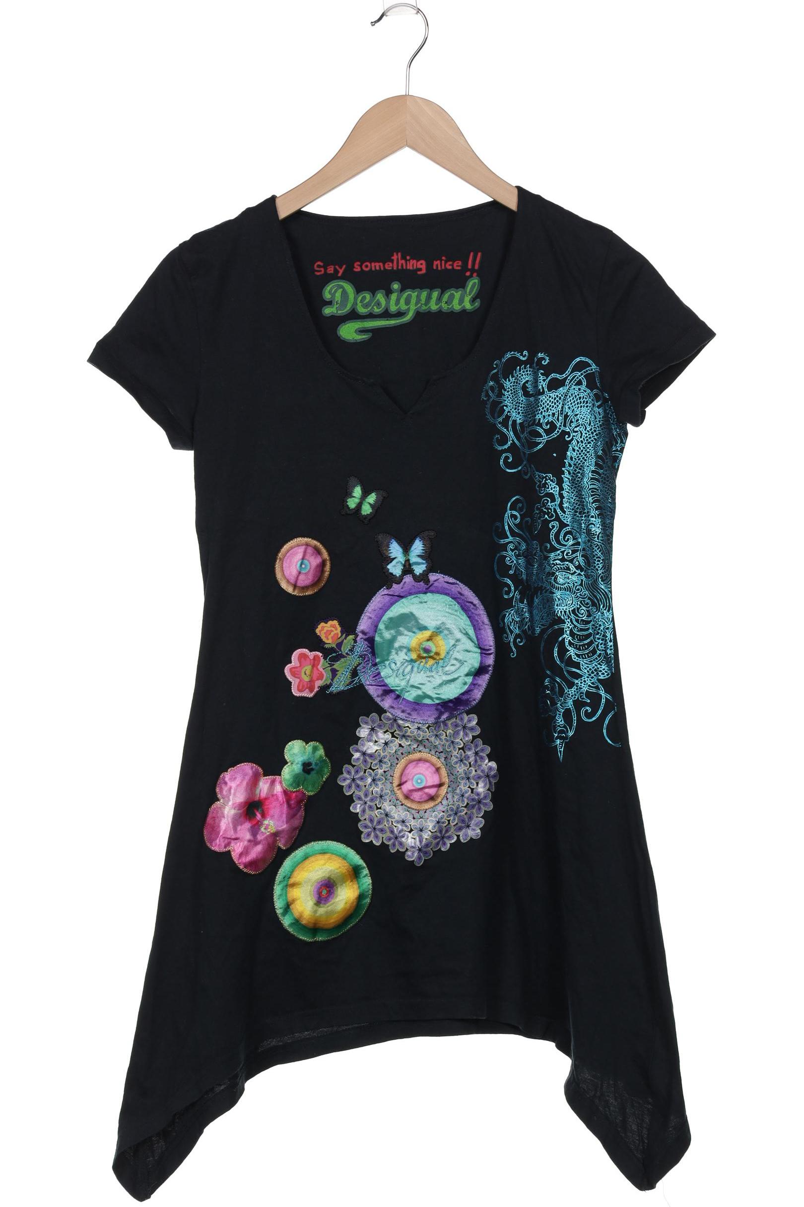 

Desigual Damen T-Shirt, marineblau, Gr. 38