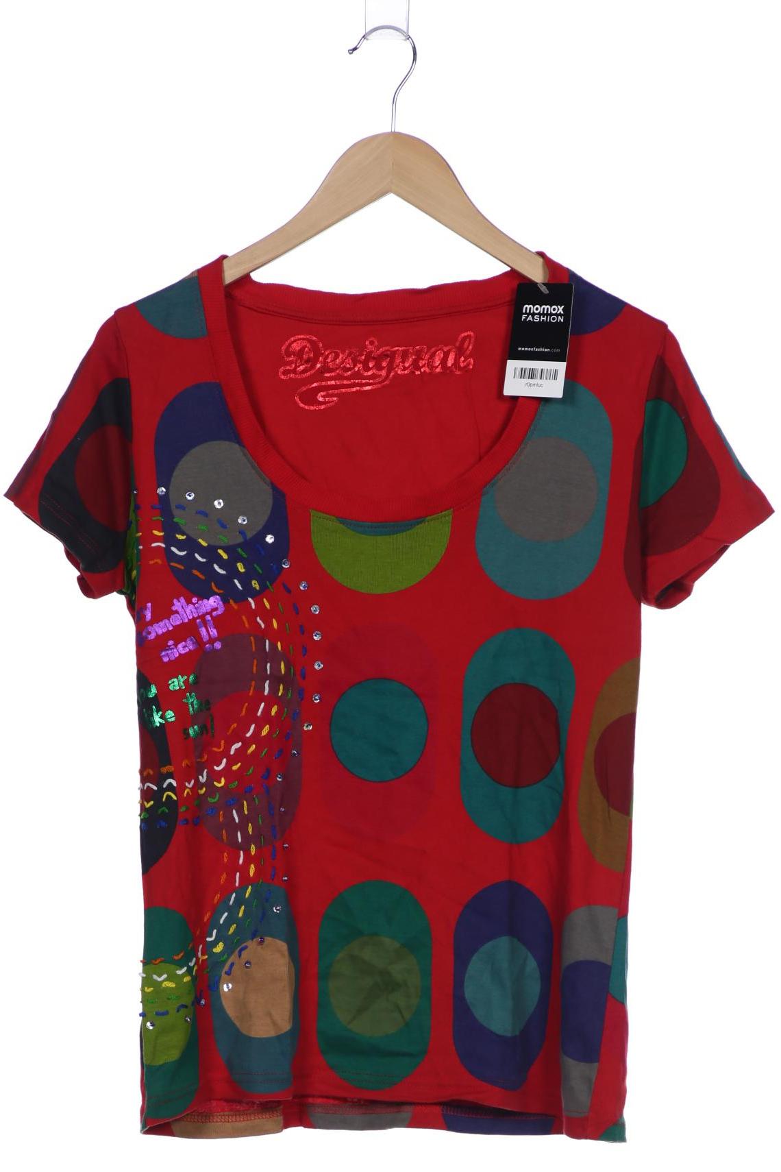 

Desigual Damen T-Shirt, rot, Gr. 44