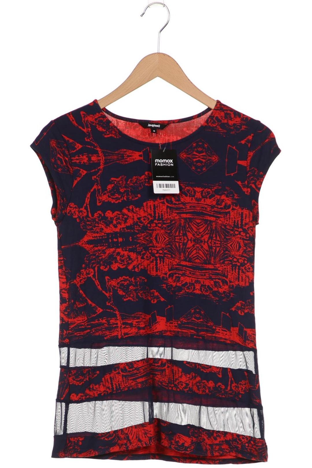 

Desigual Damen T-Shirt, marineblau, Gr. 36