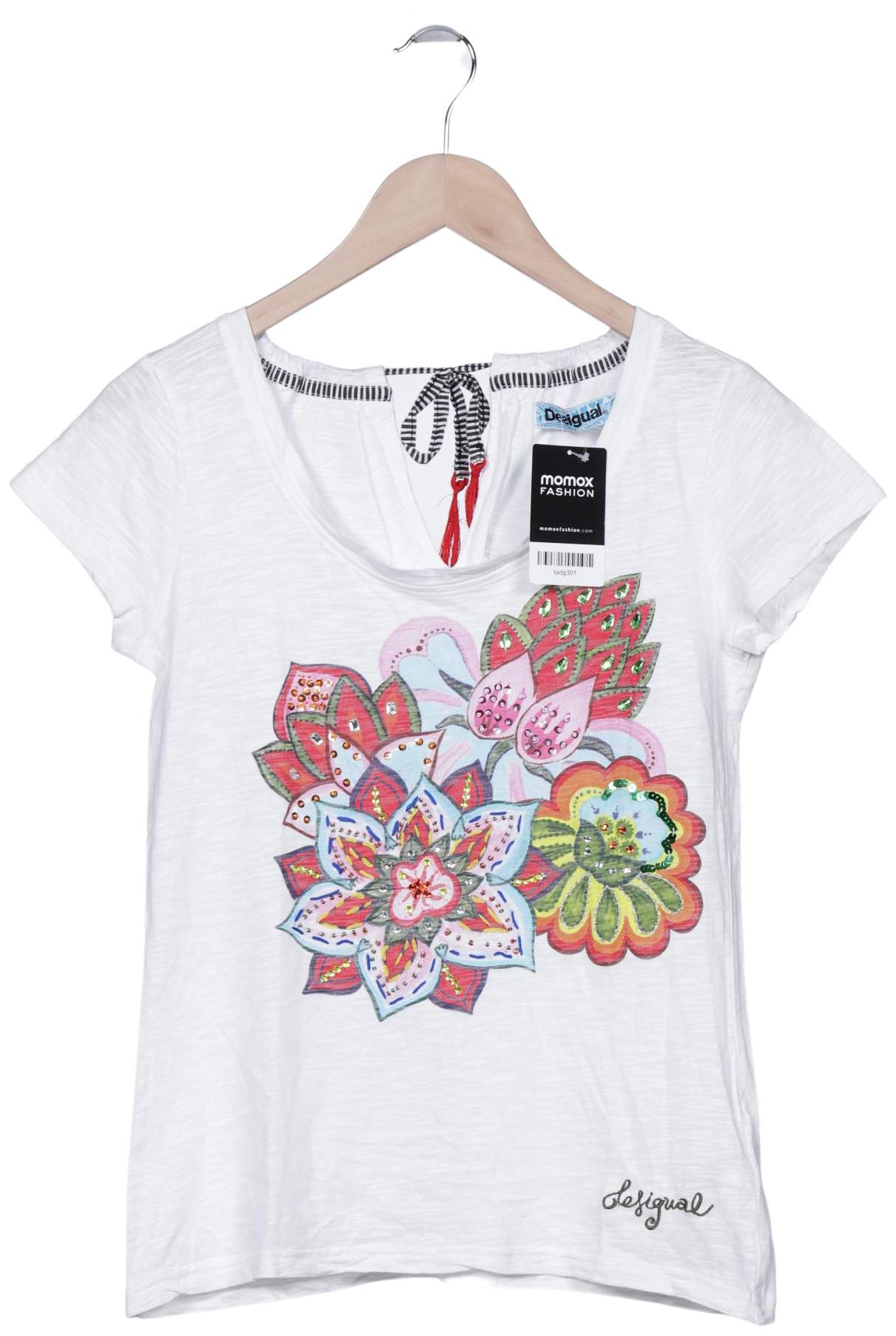 

Desigual Damen T-Shirt, weiß, Gr. 38
