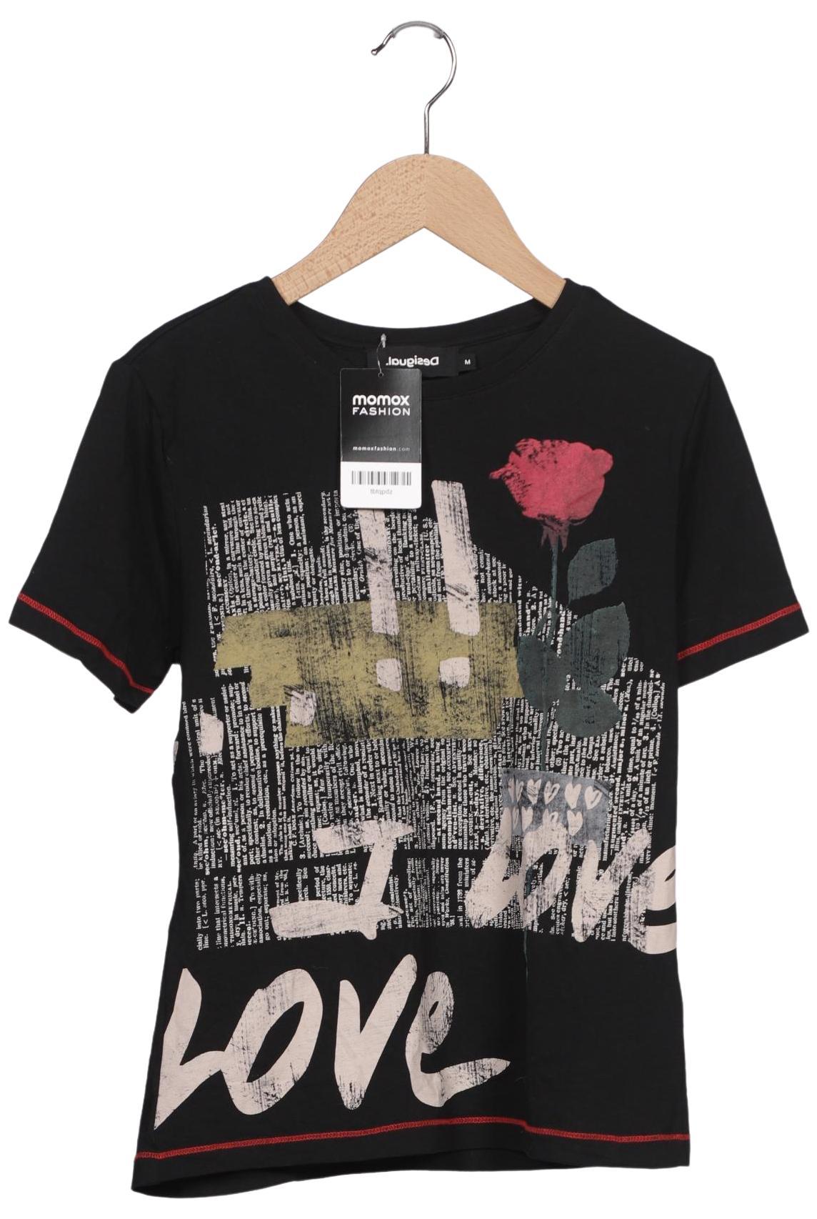 

Desigual Damen T-Shirt, schwarz, Gr. 38