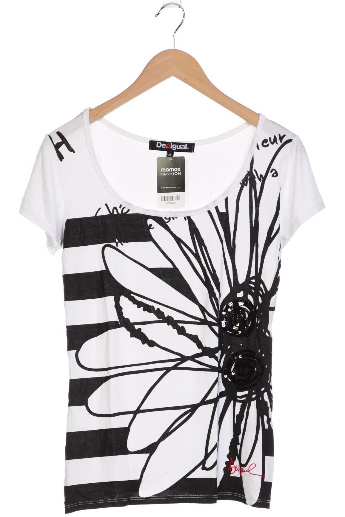 

Desigual Damen T-Shirt, weiß, Gr. 38