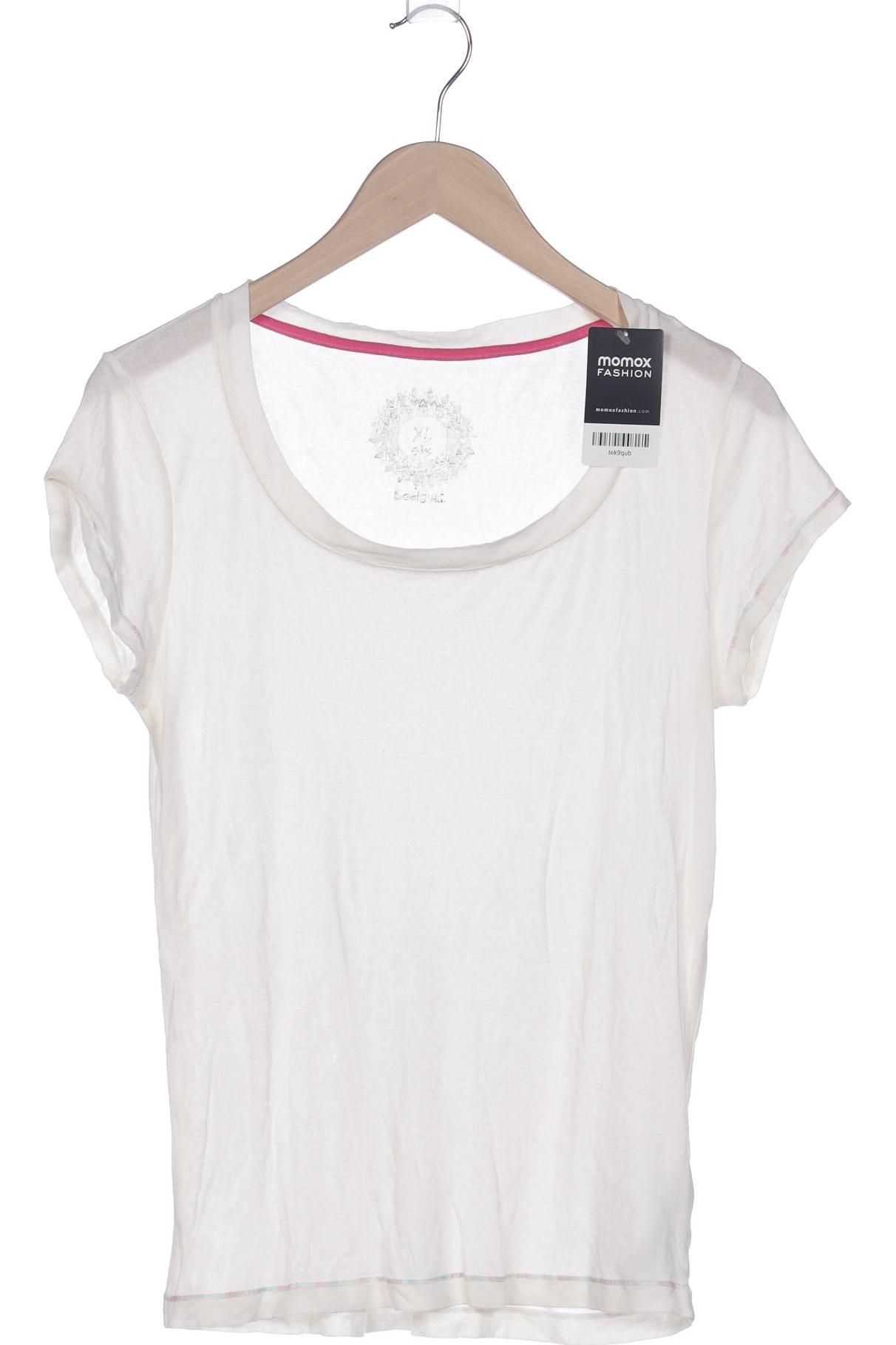 

Desigual Damen T-Shirt, cremeweiß, Gr. 44