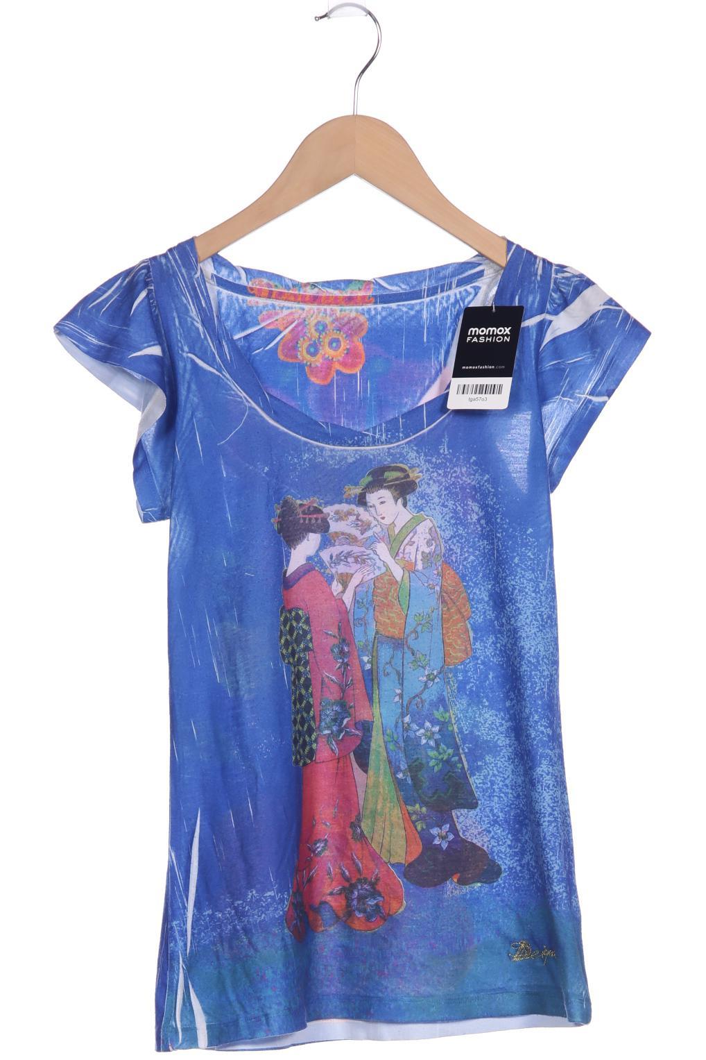 

Desigual Damen T-Shirt, blau, Gr. 36