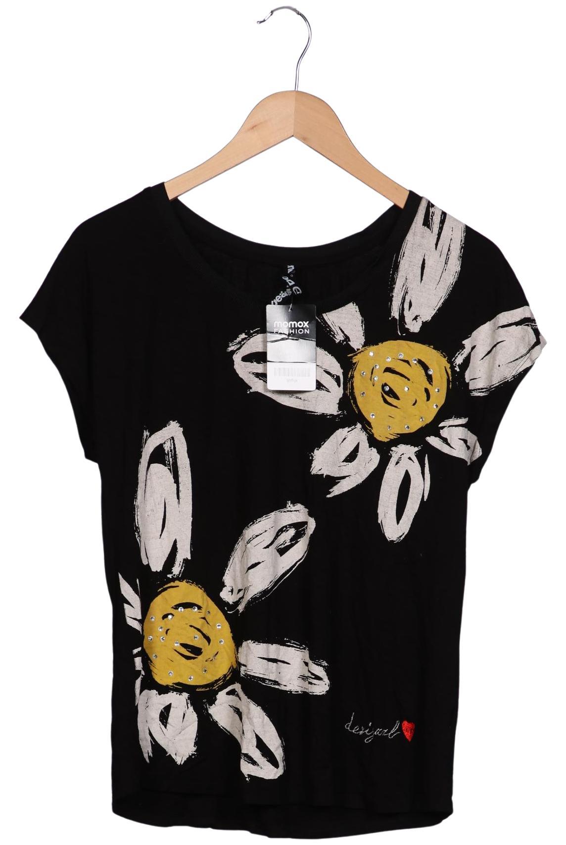 

Desigual Damen T-Shirt, schwarz, Gr. 42