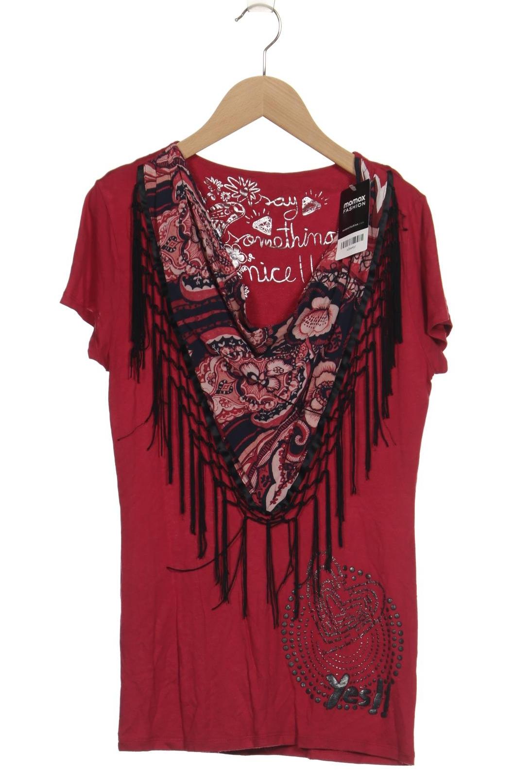 

Desigual Damen T-Shirt, rot, Gr. 38