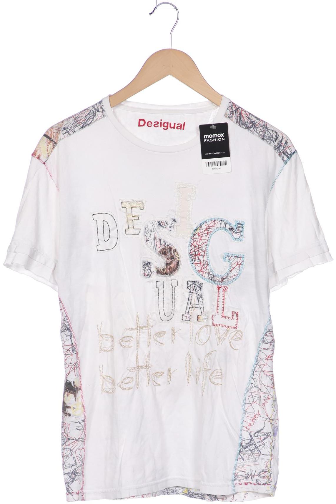

Desigual Damen T-Shirt, weiß, Gr. 44