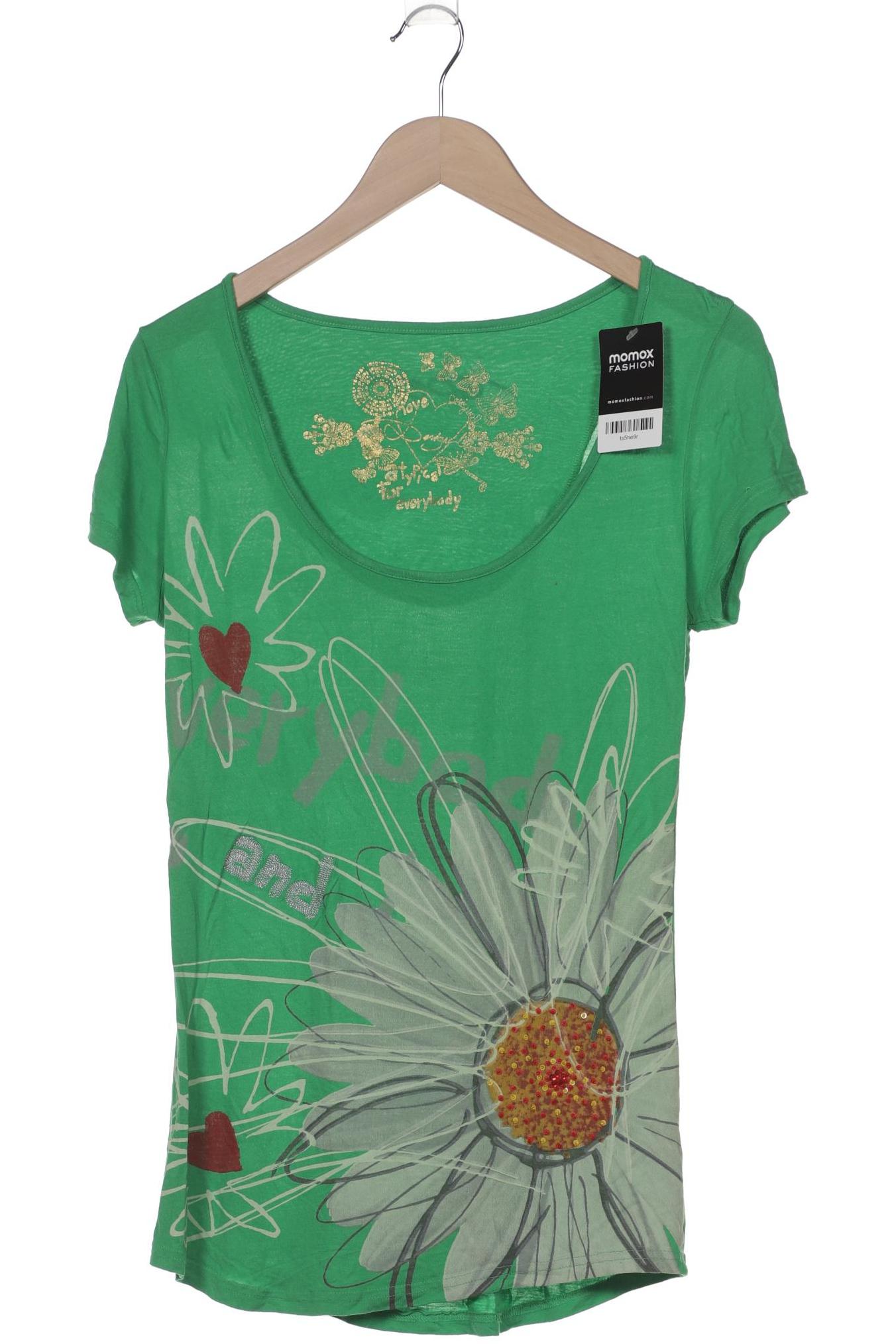 

Desigual Damen T-Shirt, grün, Gr. 44