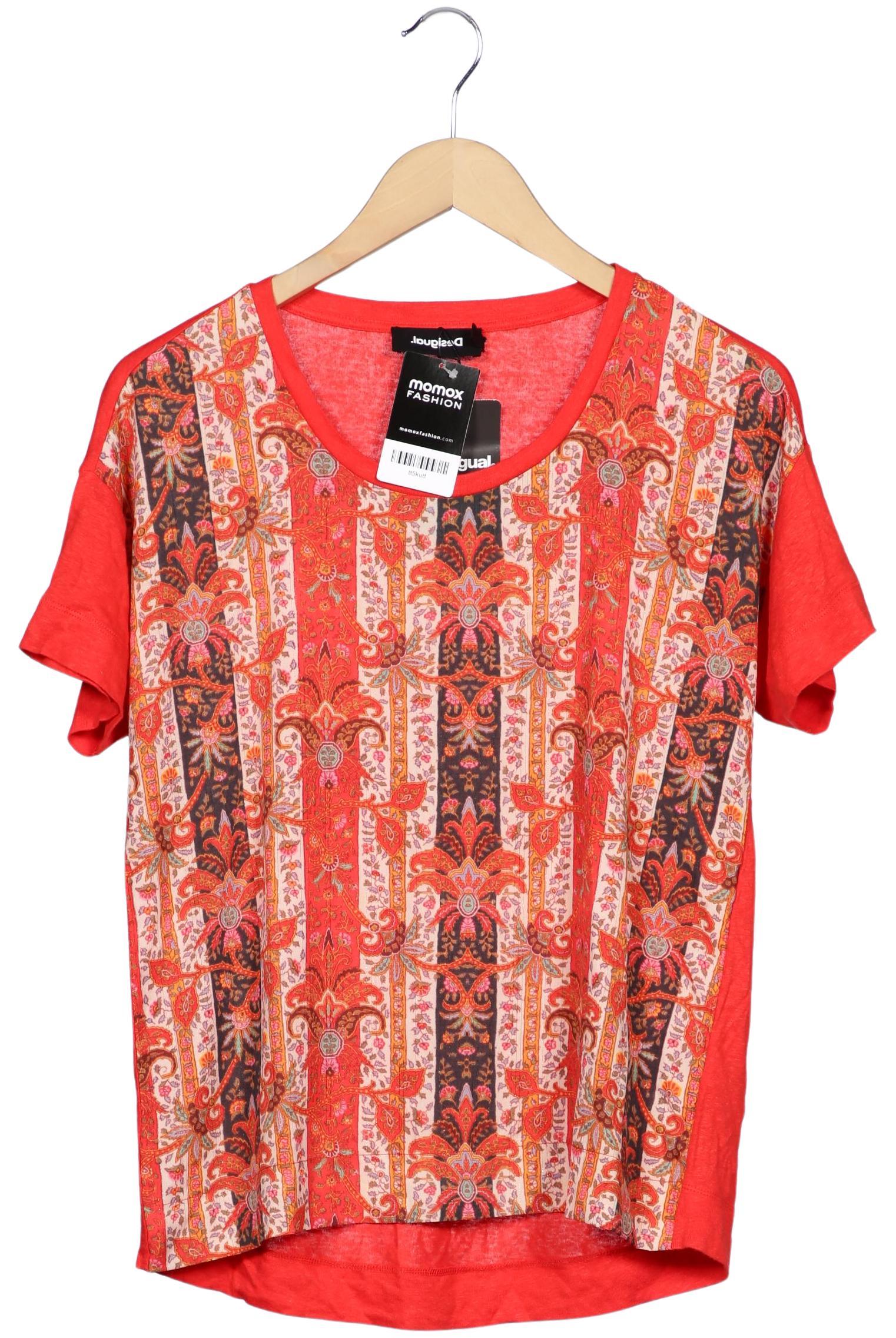

Desigual Damen T-Shirt, rot, Gr. 36
