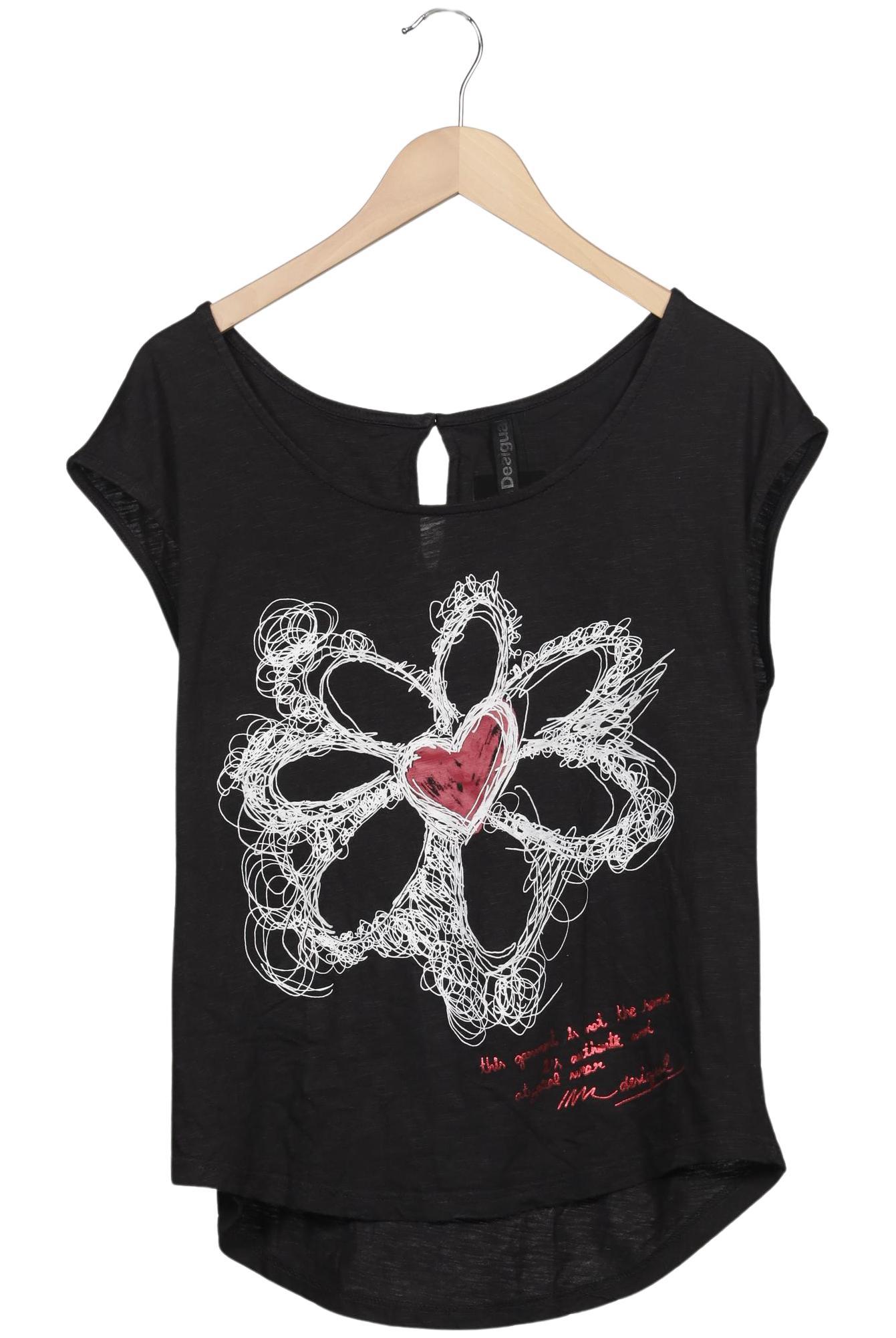 

Desigual Damen T-Shirt, schwarz, Gr. 42