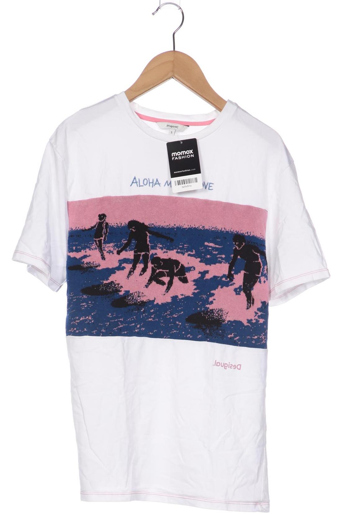 

Desigual Damen T-Shirt, weiß, Gr. 36