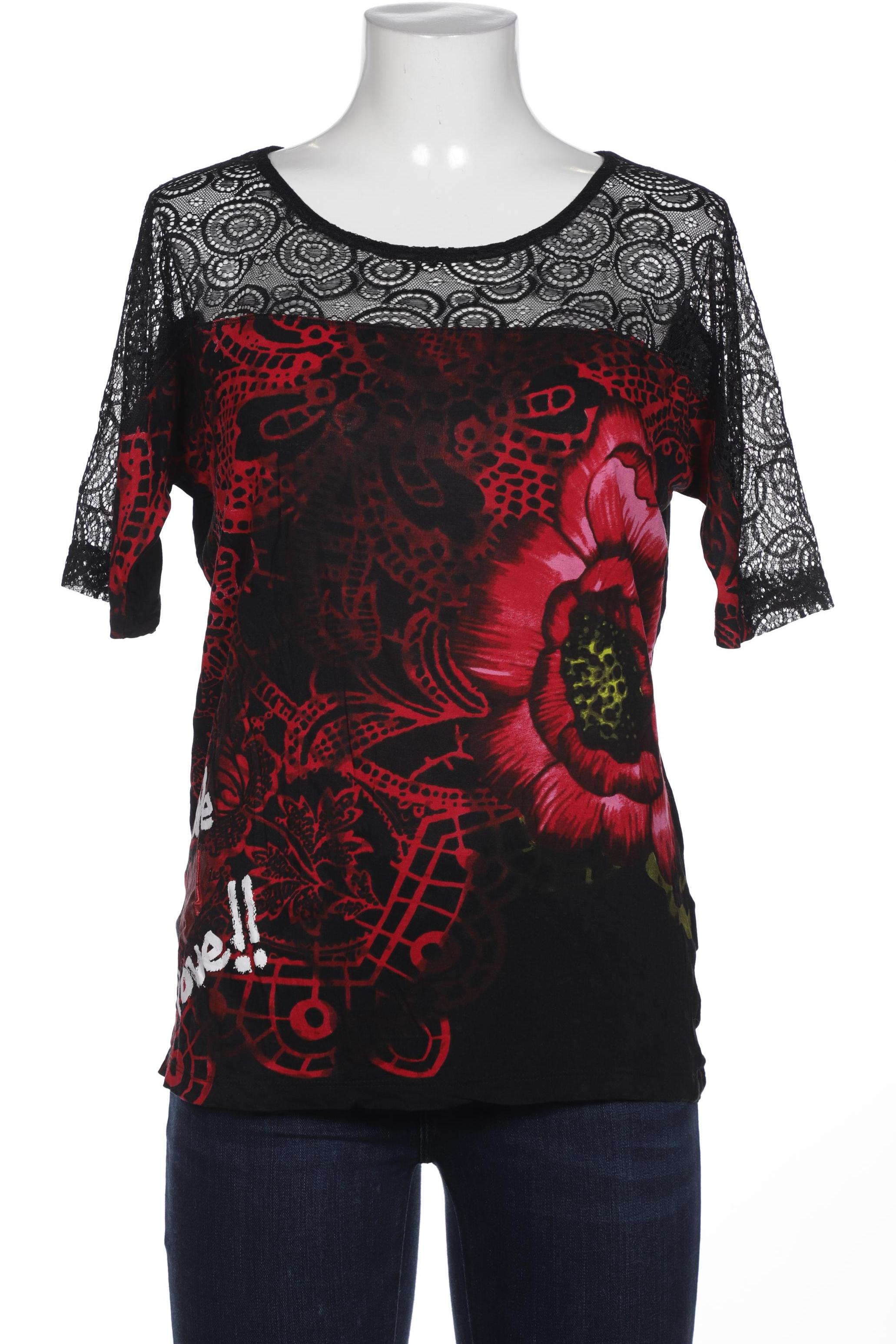

Desigual Damen T-Shirt, schwarz