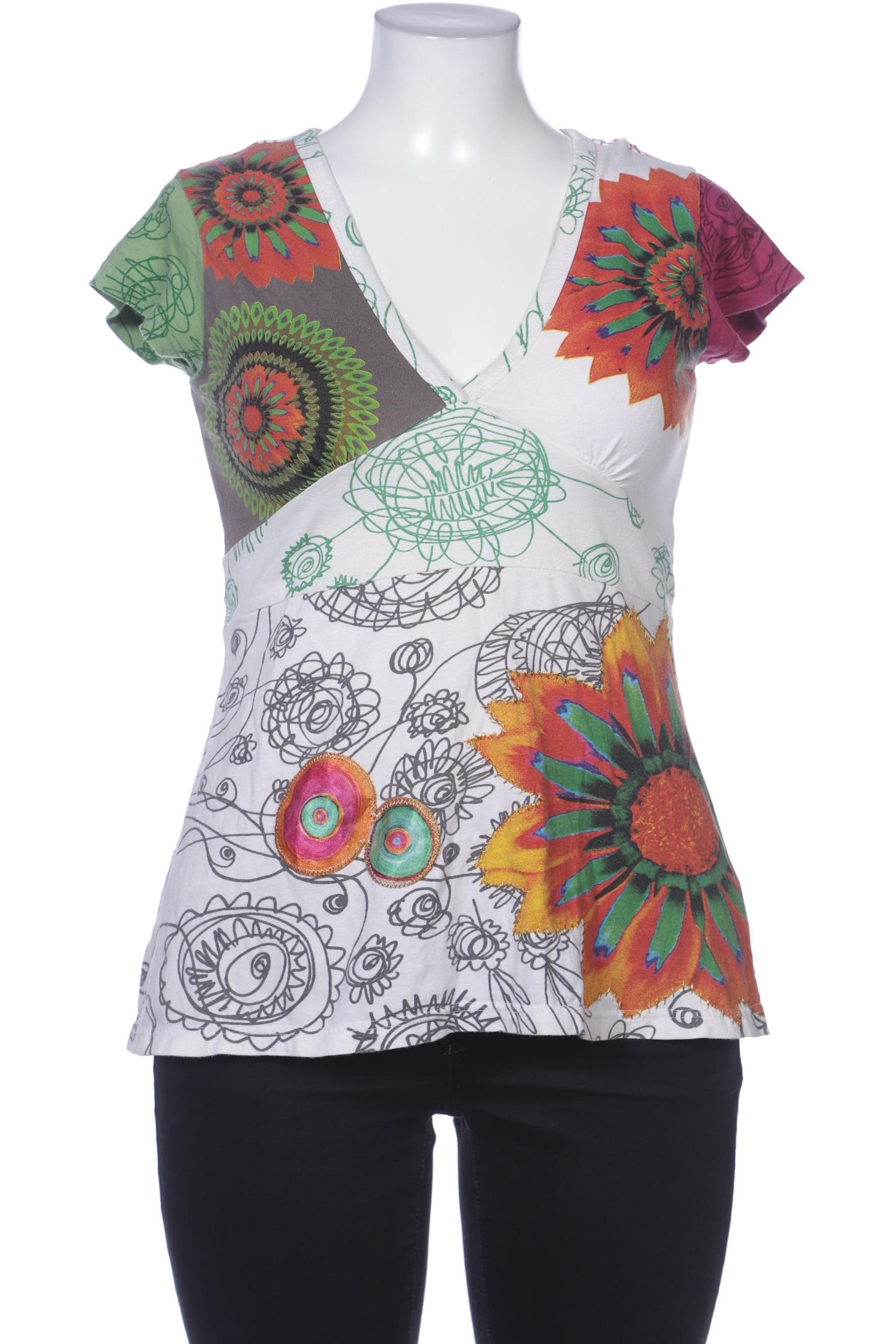 

Desigual Damen T-Shirt, weiß, Gr. 44