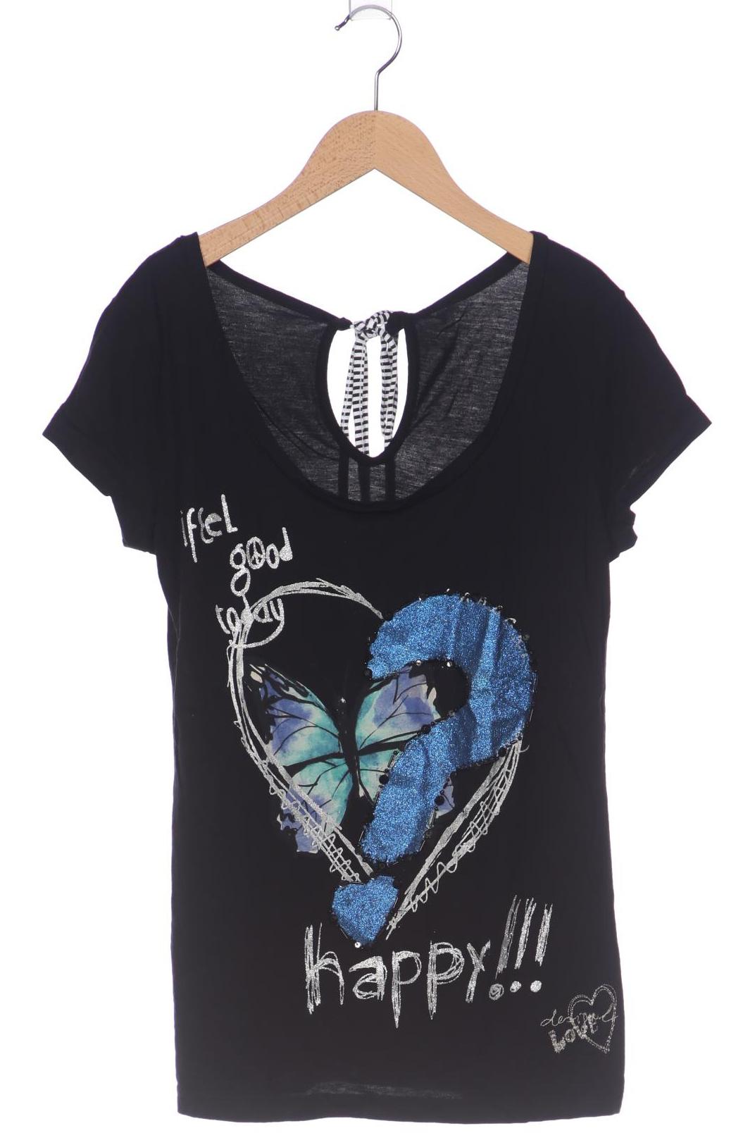 

Desigual Damen T-Shirt, schwarz, Gr. 42