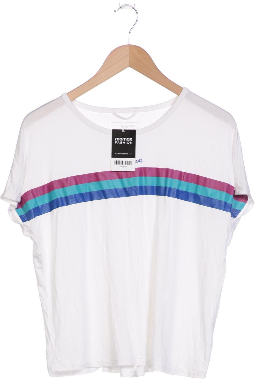 

Desigual Damen T-Shirt, weiß, Gr. 42