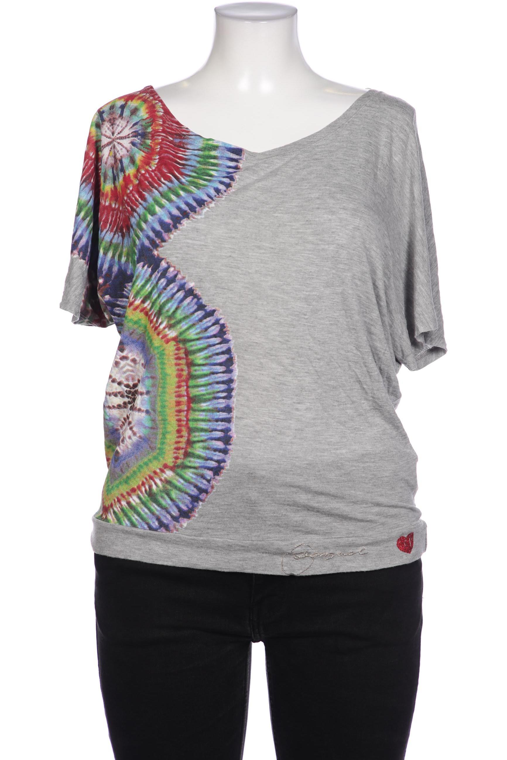 

Desigual Damen T-Shirt, grau, Gr. 38