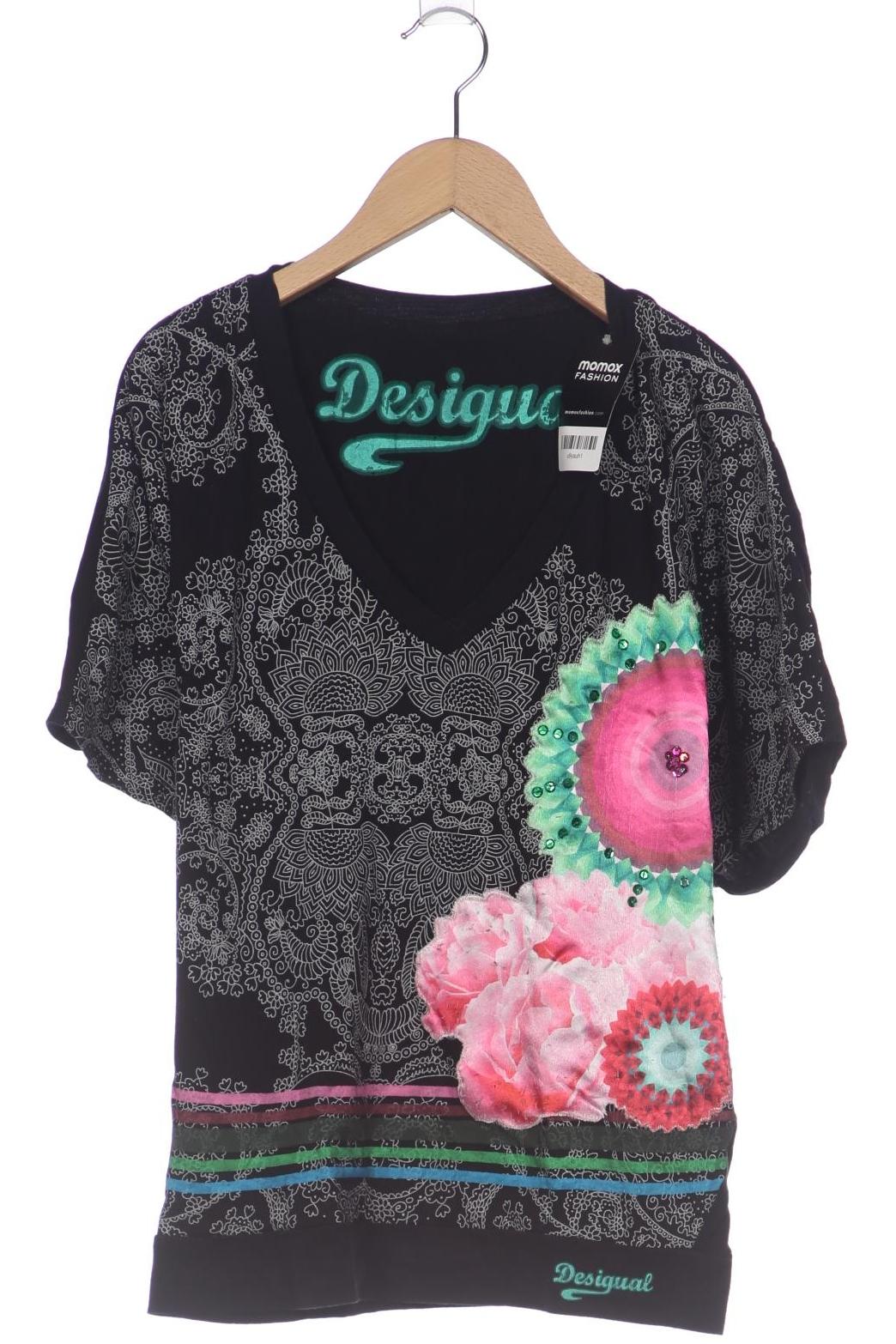 

Desigual Damen T-Shirt, schwarz, Gr. 36