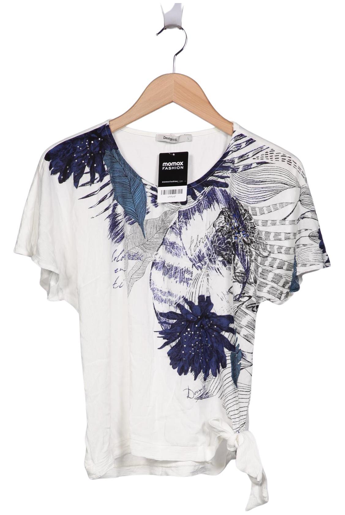 

Desigual Damen T-Shirt, weiß, Gr. 42