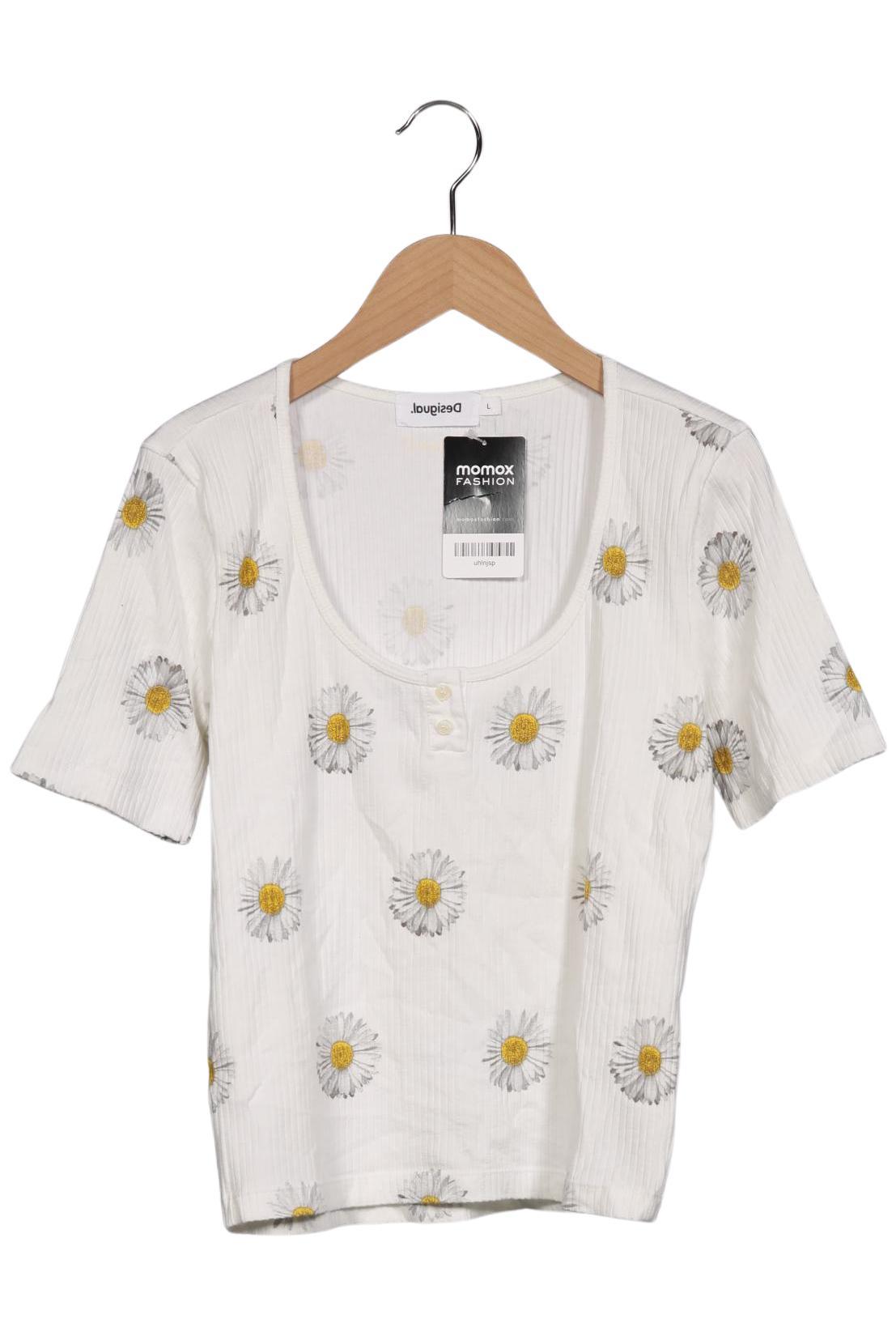 

Desigual Damen T-Shirt, weiß, Gr. 42