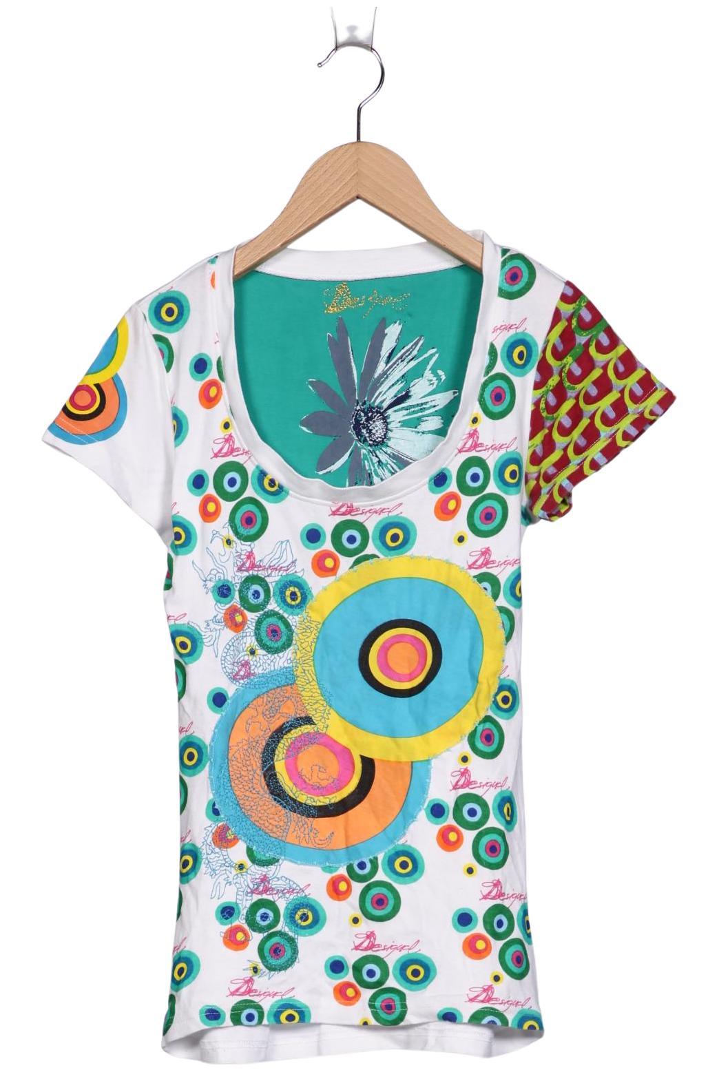 

Desigual Damen T-Shirt, mehrfarbig, Gr. 36