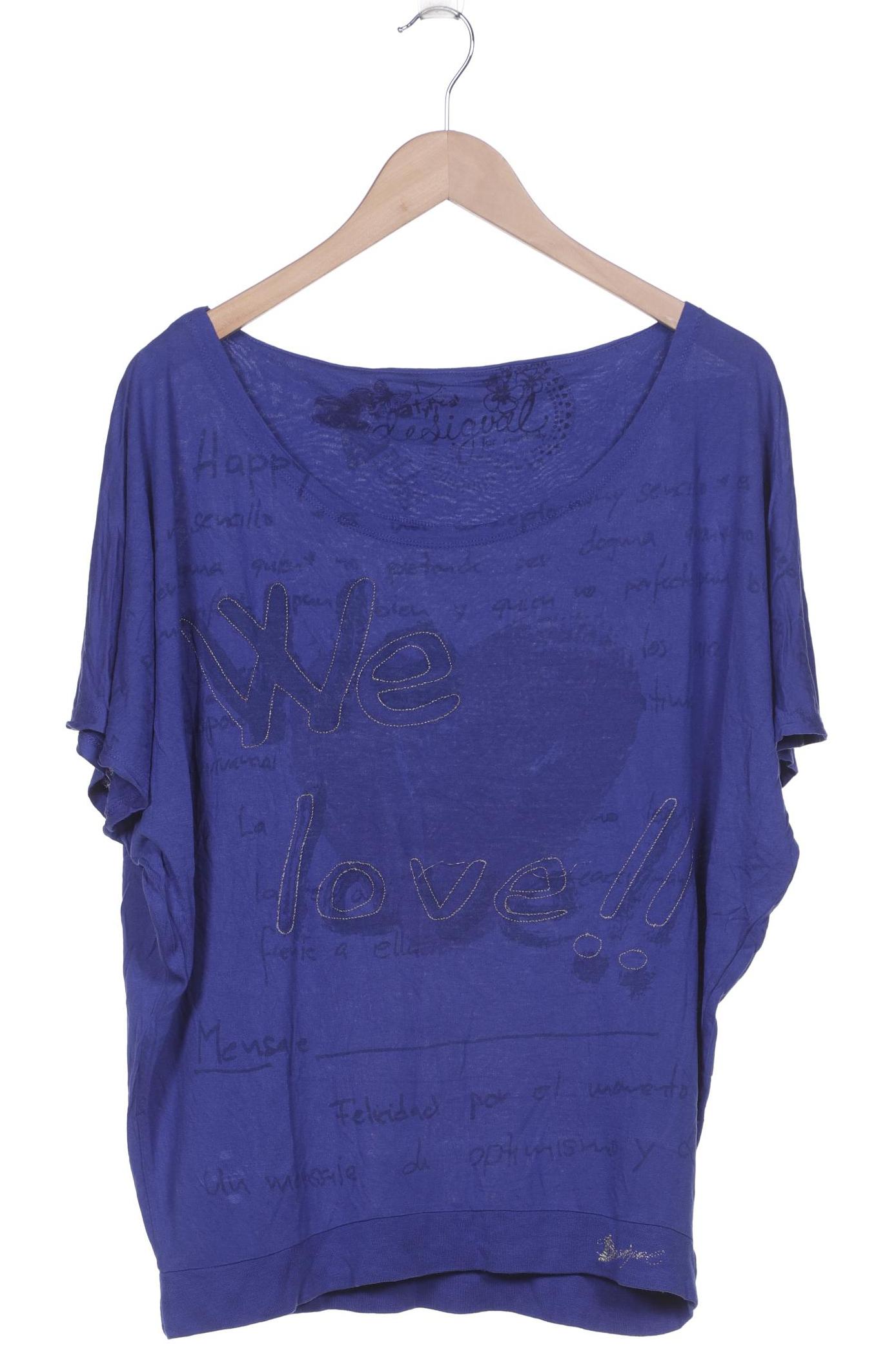 

Desigual Damen T-Shirt, blau