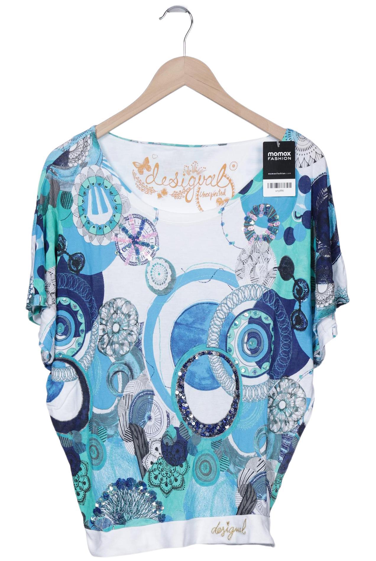 

Desigual Damen T-Shirt, blau, Gr. 36