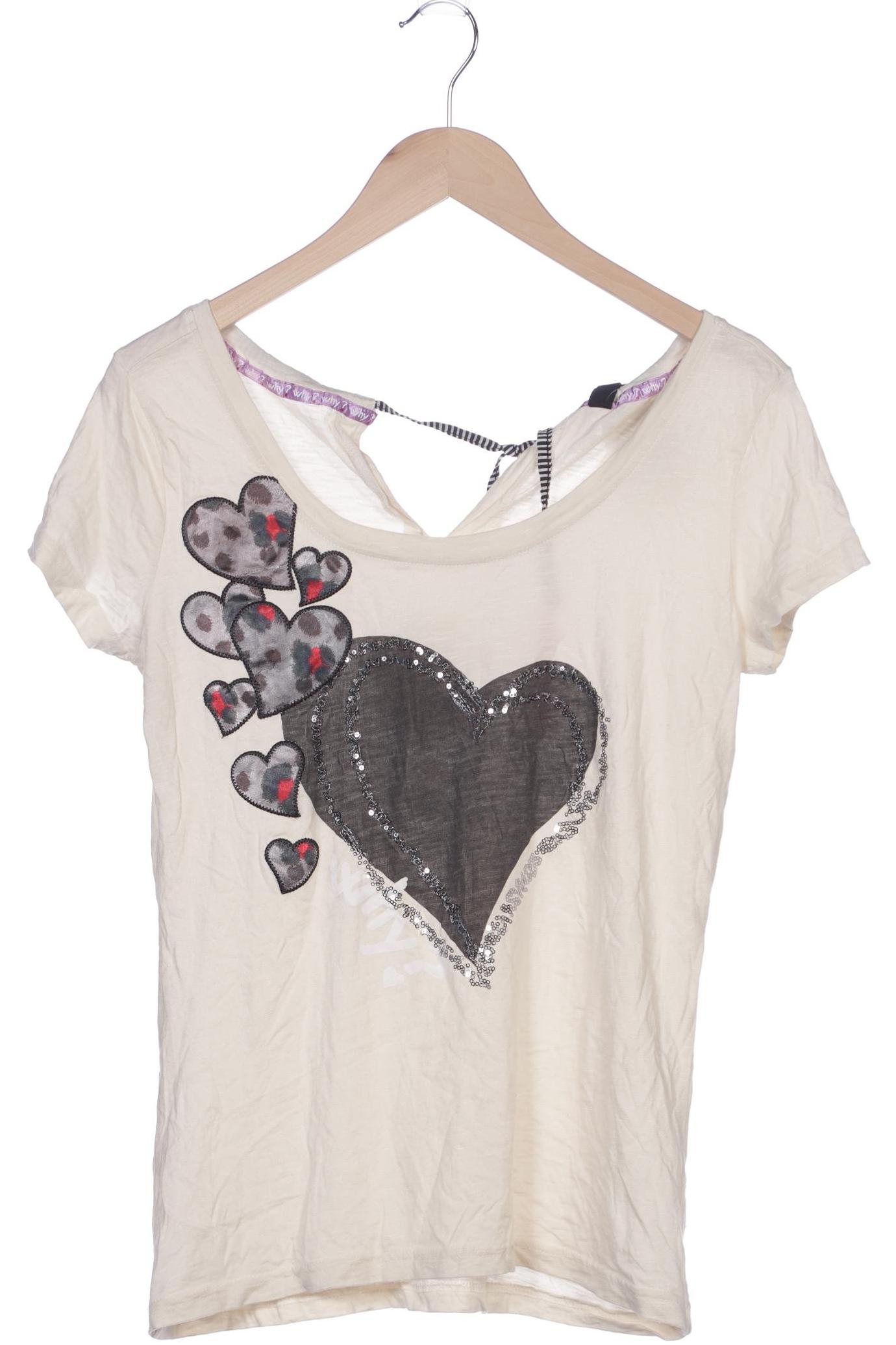 

Desigual Damen T-Shirt, cremeweiß, Gr. 42