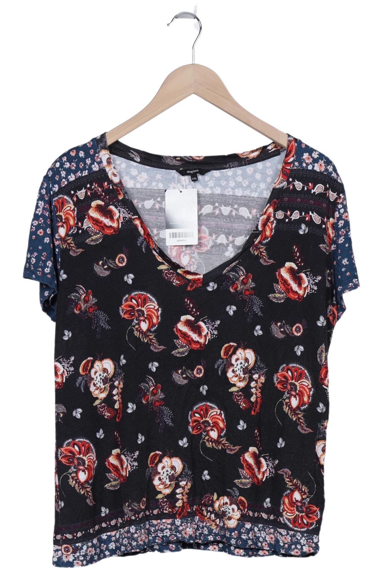 

Desigual Damen T-Shirt, schwarz, Gr. 46