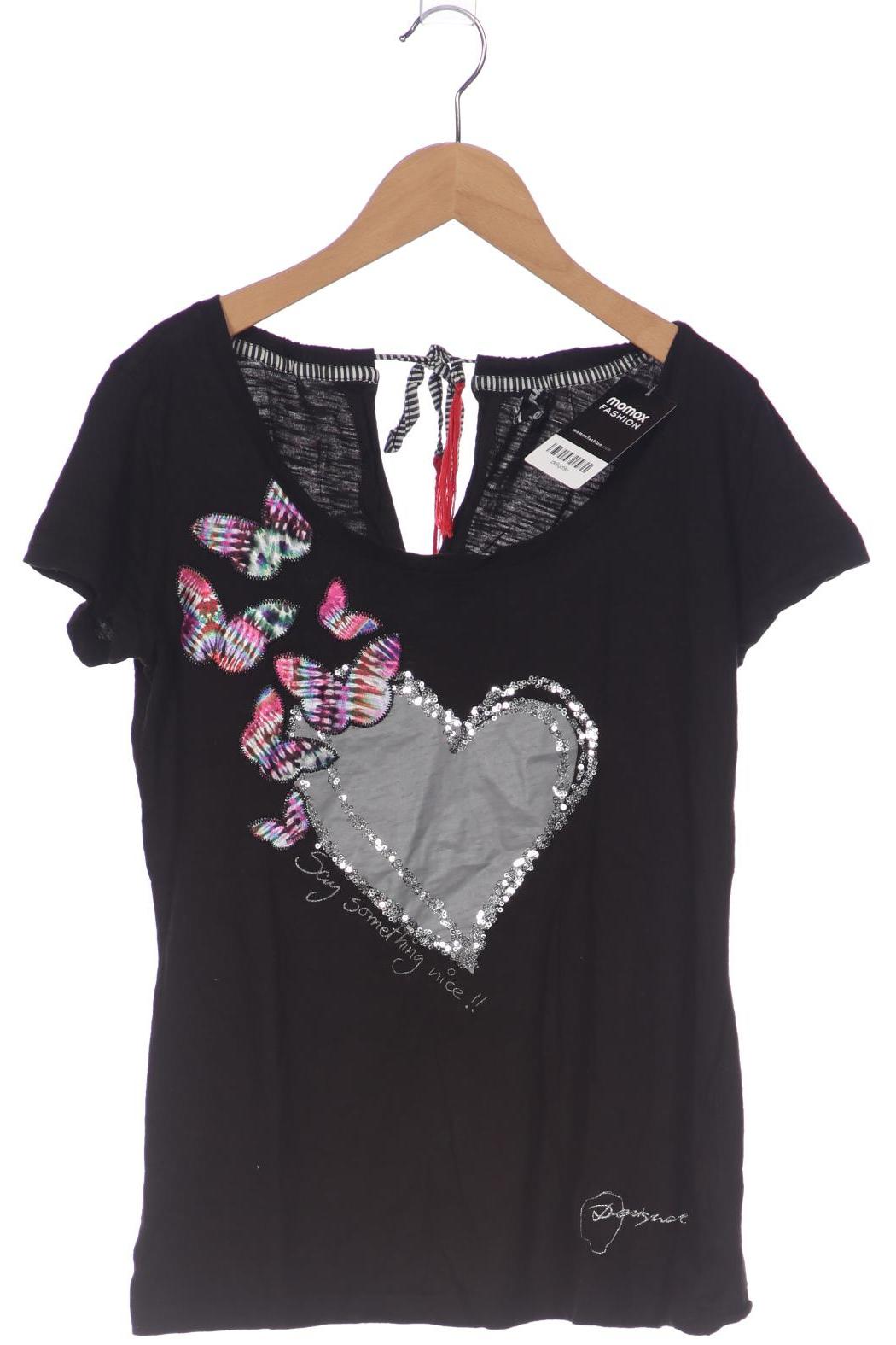

Desigual Damen T-Shirt, schwarz, Gr. 42
