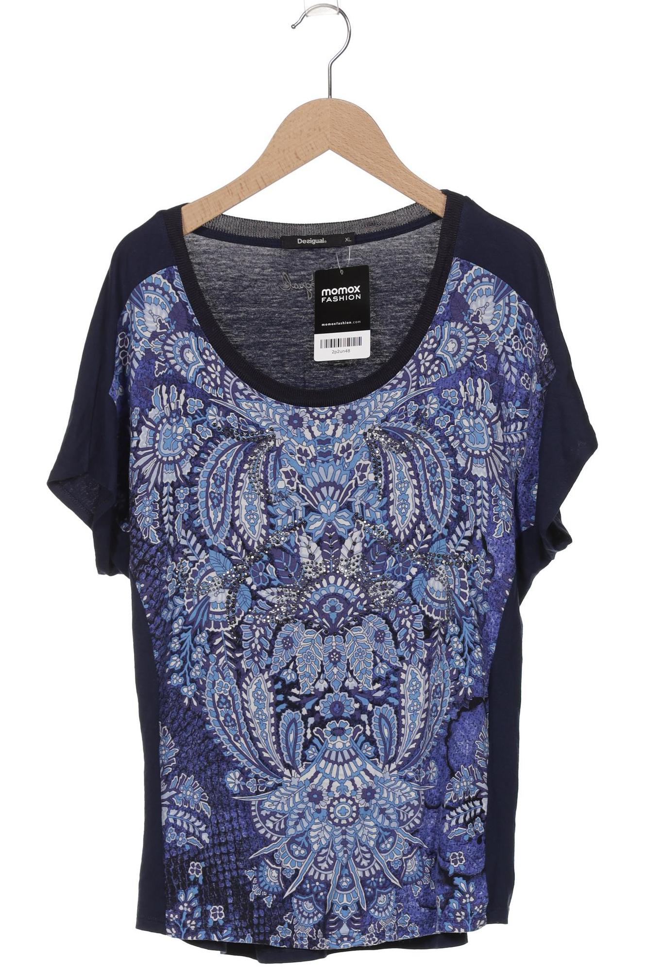 

Desigual Damen T-Shirt, marineblau, Gr. 44