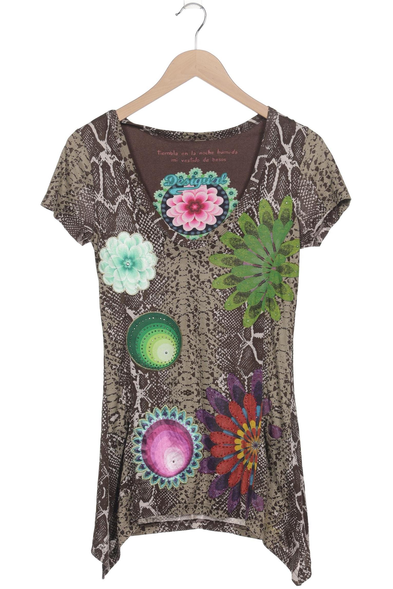 

Desigual Damen T-Shirt, mehrfarbig, Gr. 36
