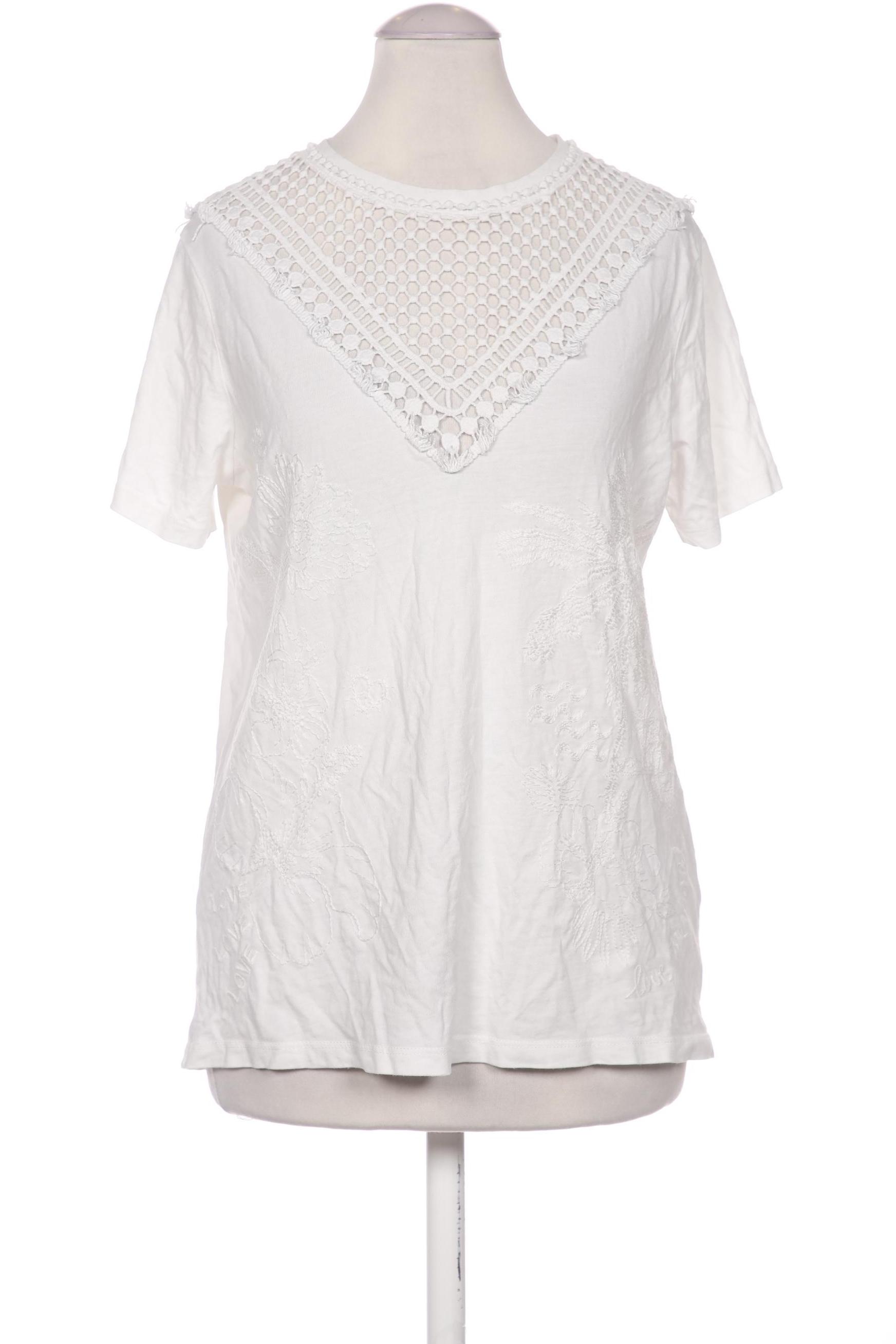 

Desigual Damen T-Shirt, weiß, Gr. 34