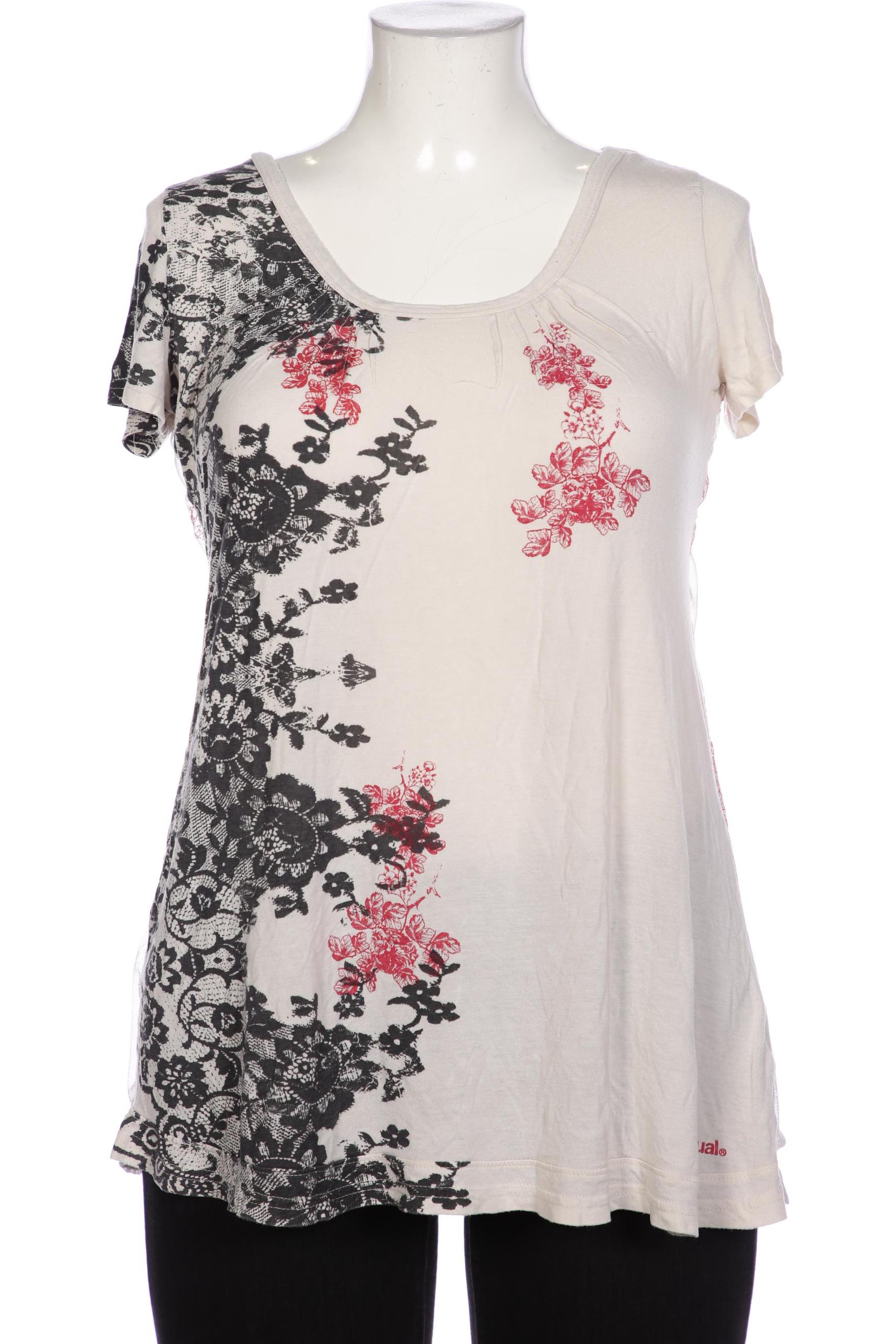 

Desigual Damen T-Shirt, beige, Gr. 46