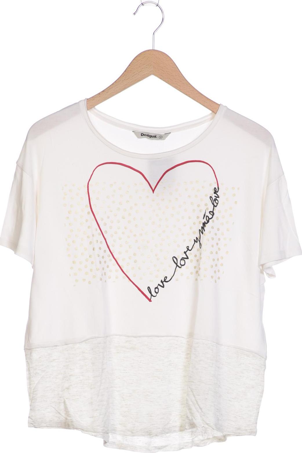 

Desigual Damen T-Shirt, weiß