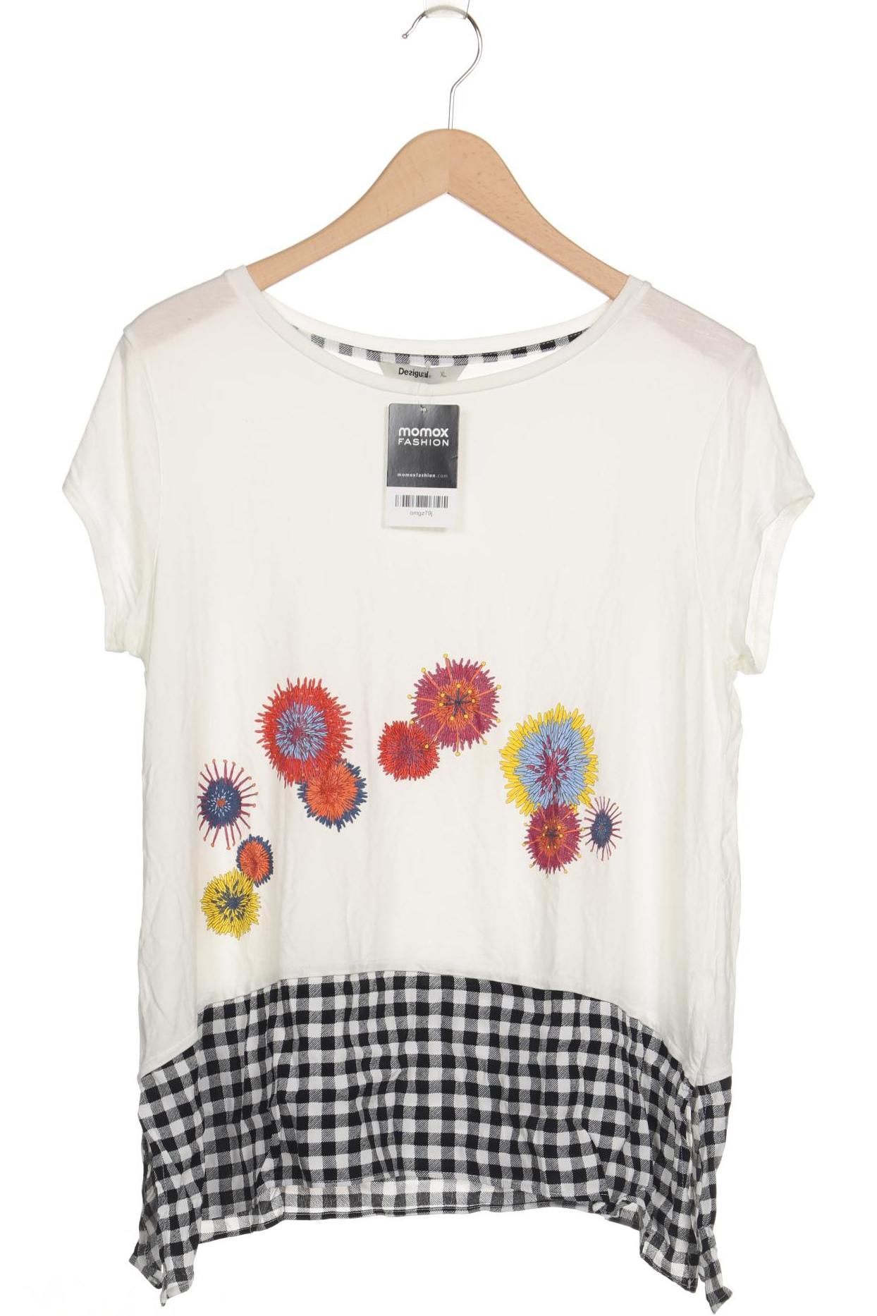 

Desigual Damen T-Shirt, cremeweiß, Gr. 44