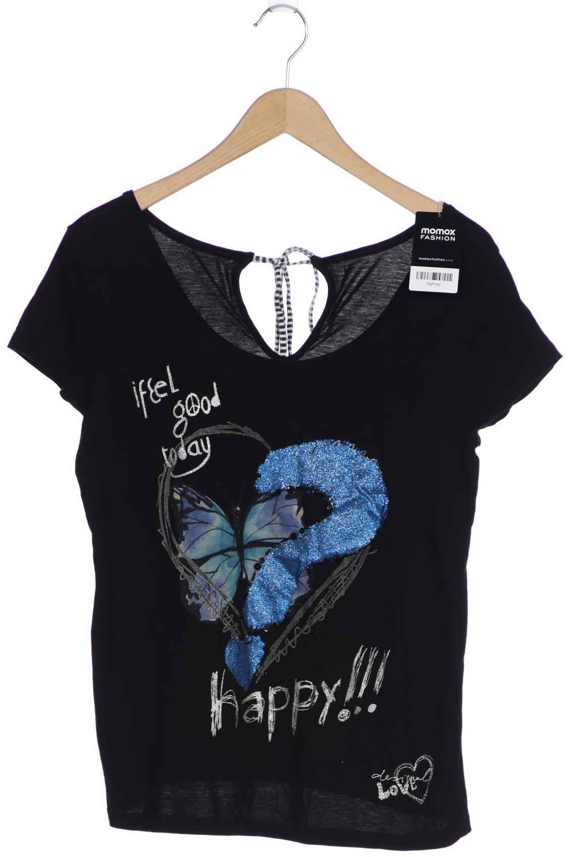 

Desigual Damen T-Shirt, schwarz, Gr. 44