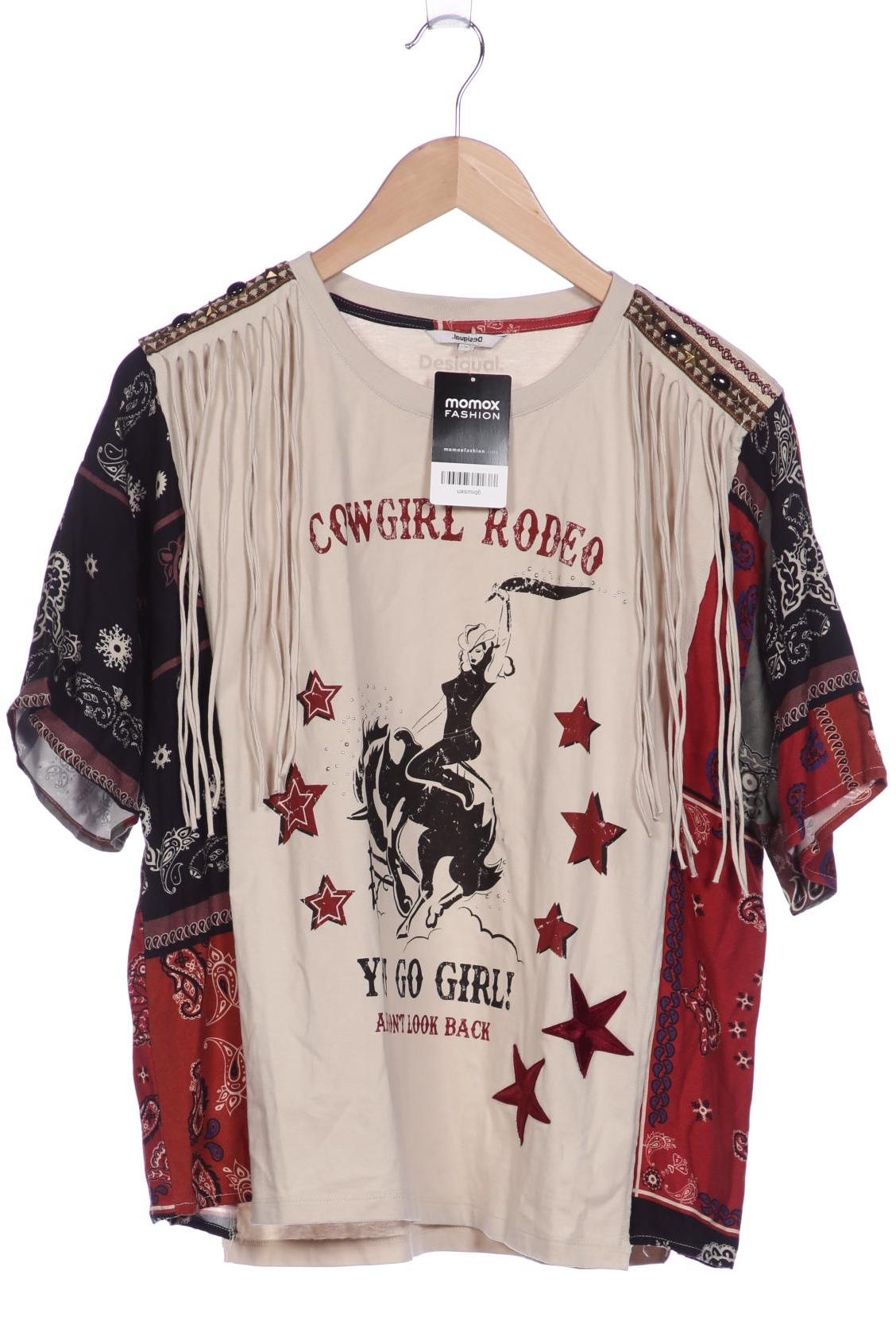 

Desigual Damen T-Shirt, beige, Gr. 42
