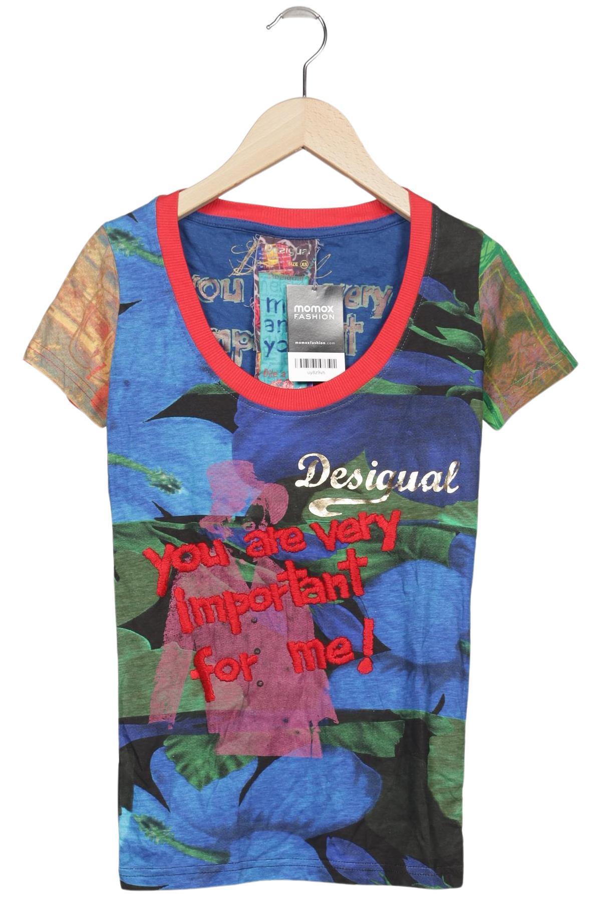 

Desigual Damen T-Shirt, mehrfarbig, Gr. 34
