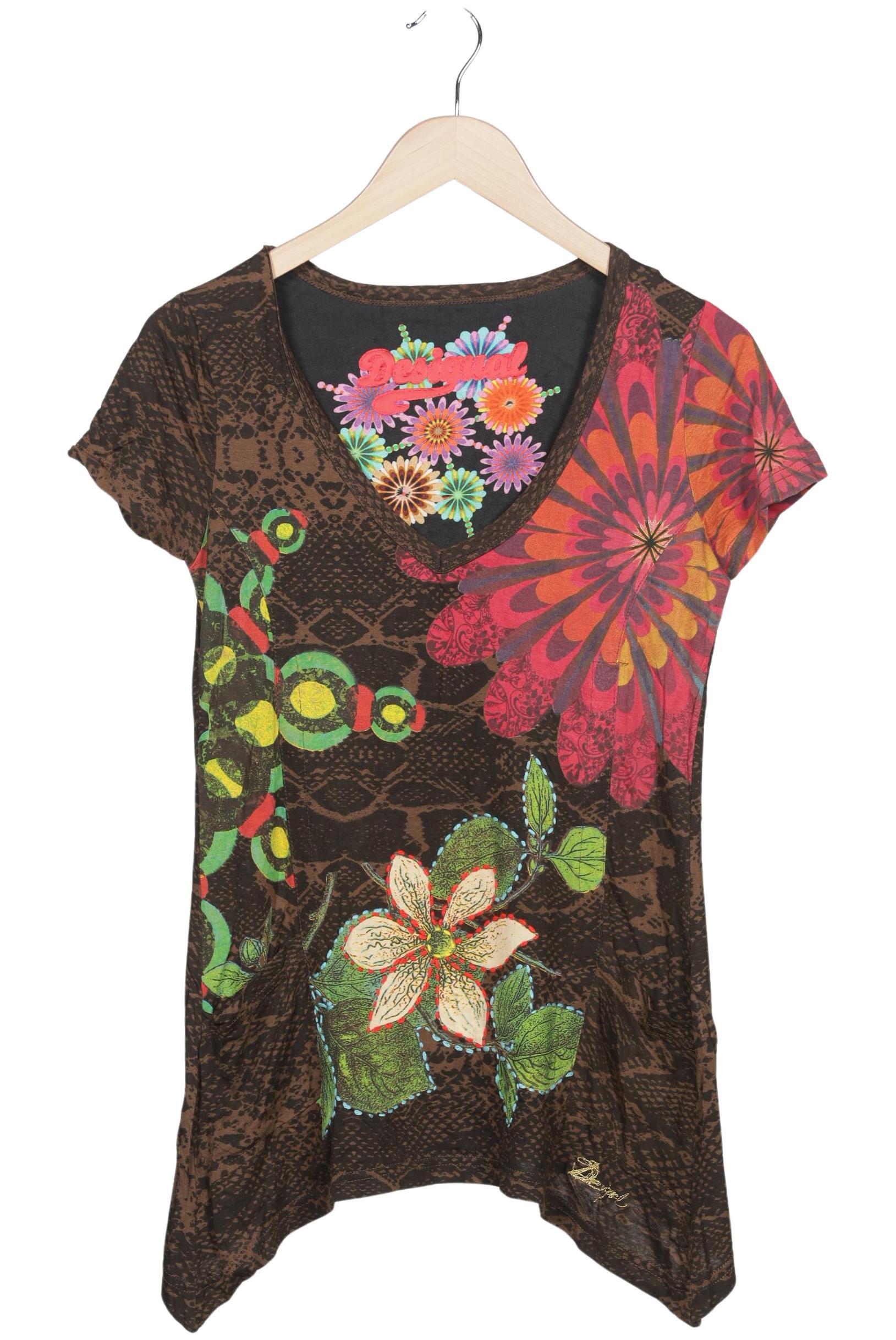 

Desigual Damen T-Shirt, braun, Gr. 42