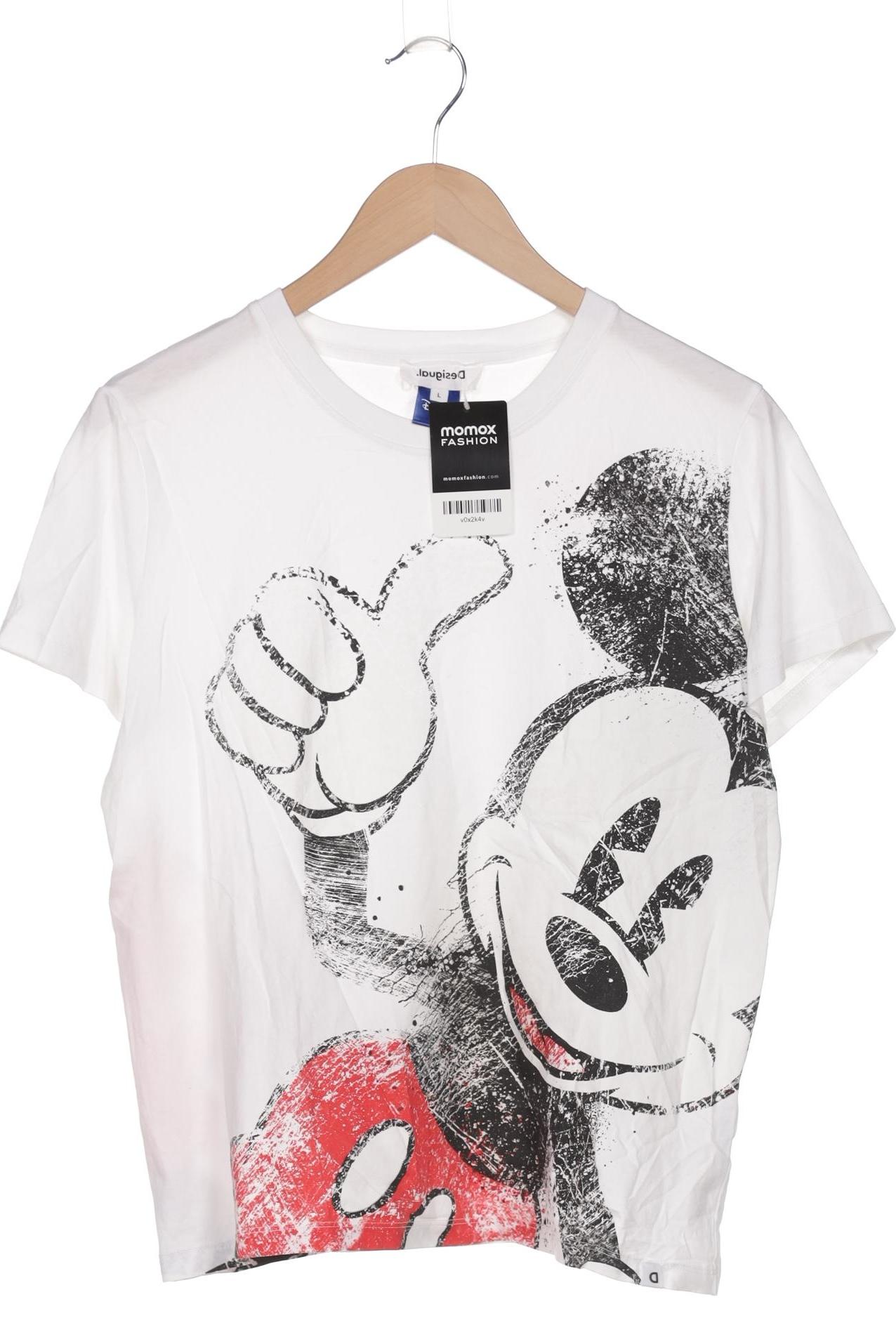 

Desigual Damen T-Shirt, weiß, Gr. 42